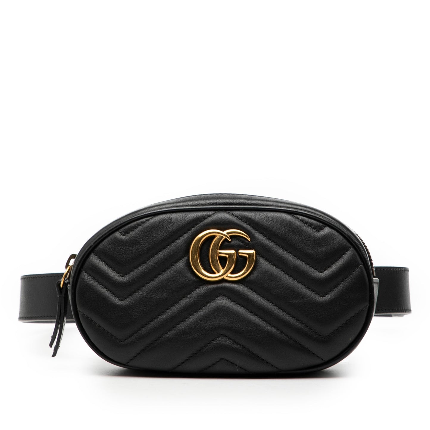 Gucci GG Marmont Matelasse Leather Belt Bag