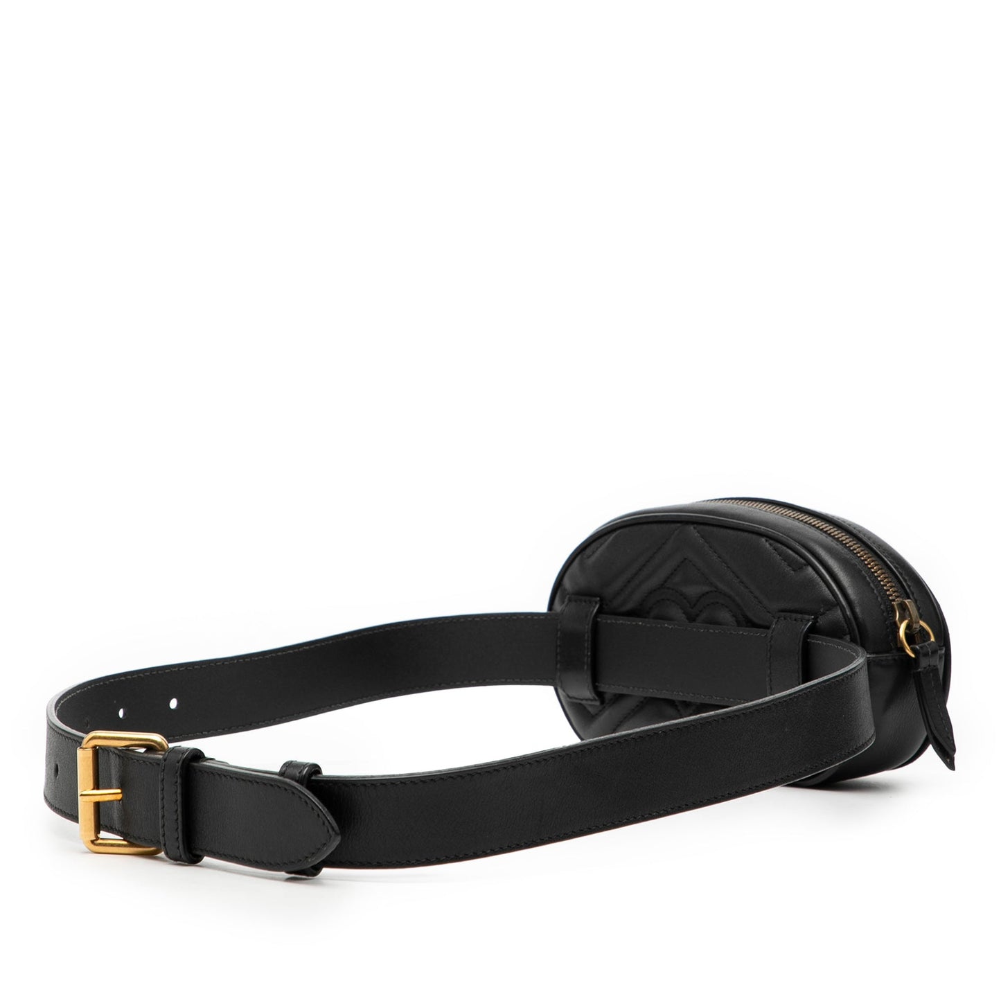 Gucci GG Marmont Matelasse Leather Belt Bag