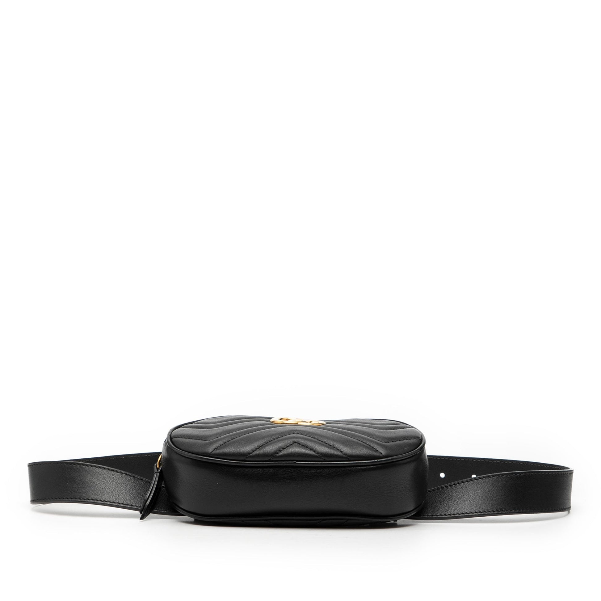 Gucci GG Marmont Matelasse Leather Belt Bag