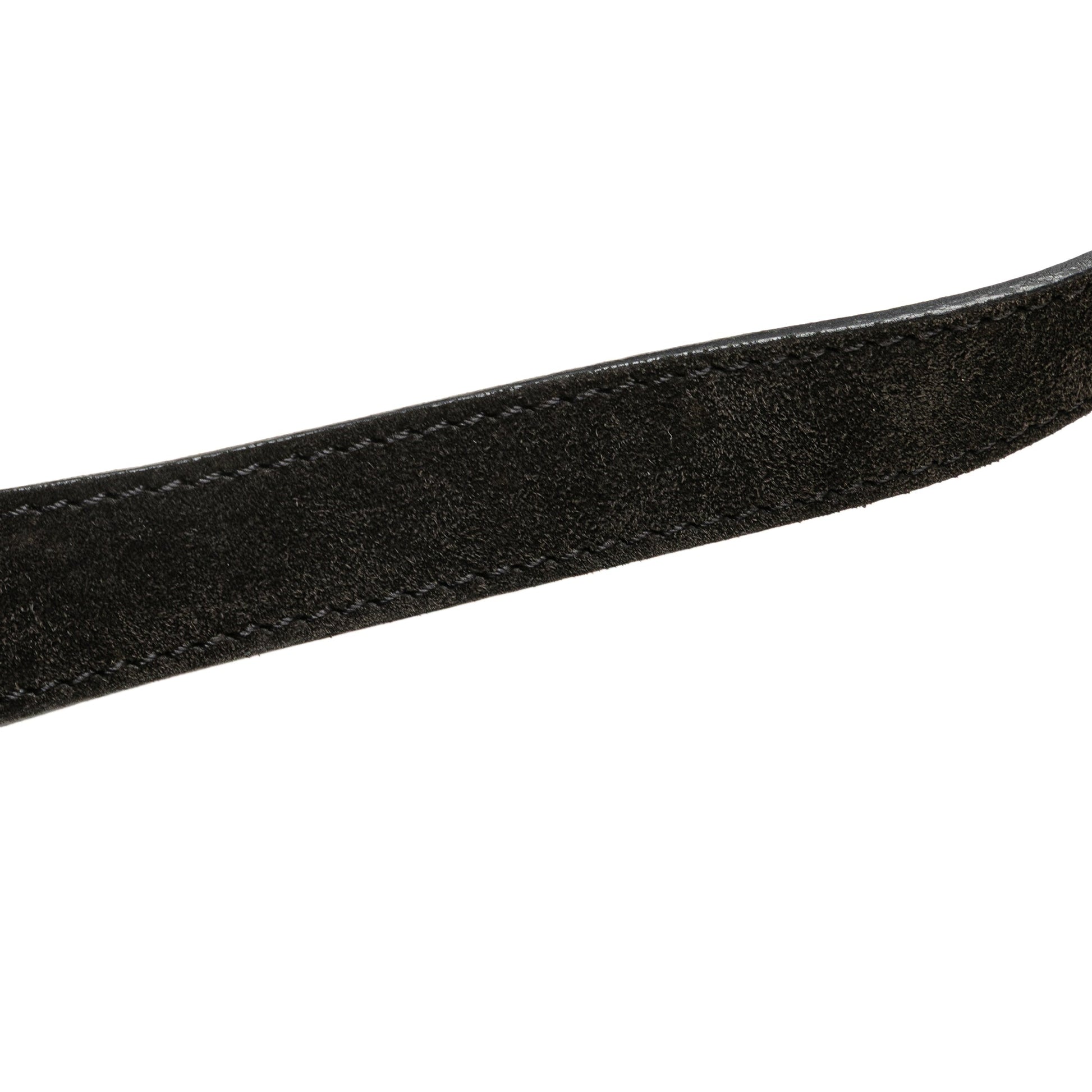 Fendi Zucchino Suede Oyster Shoulder Bag