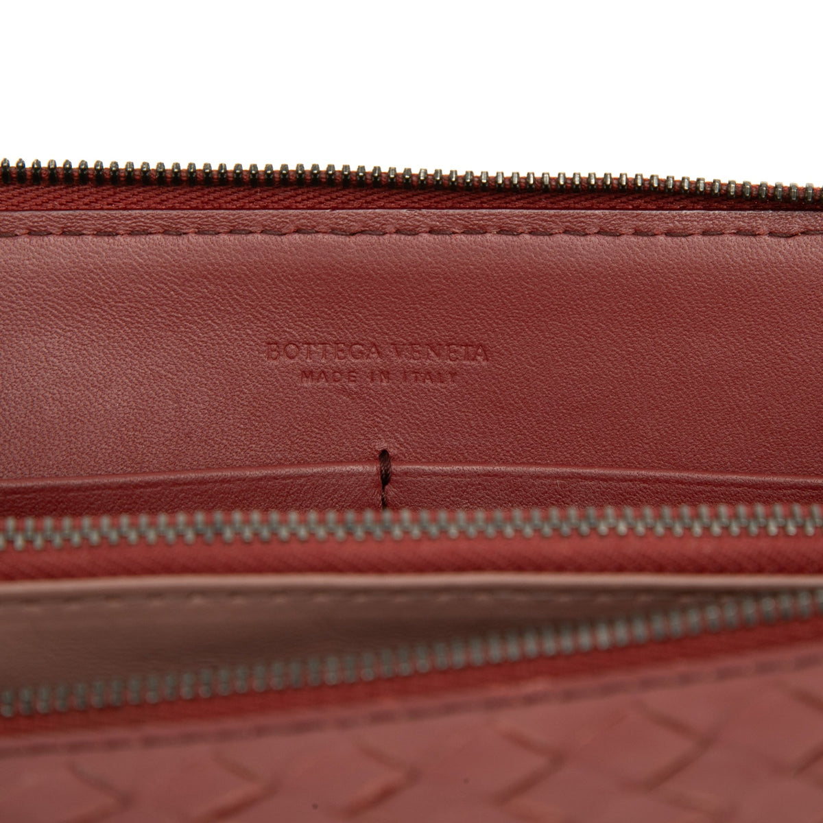Bottega Veneta Nappa Intrecciato Double Zip Shoulder Bag