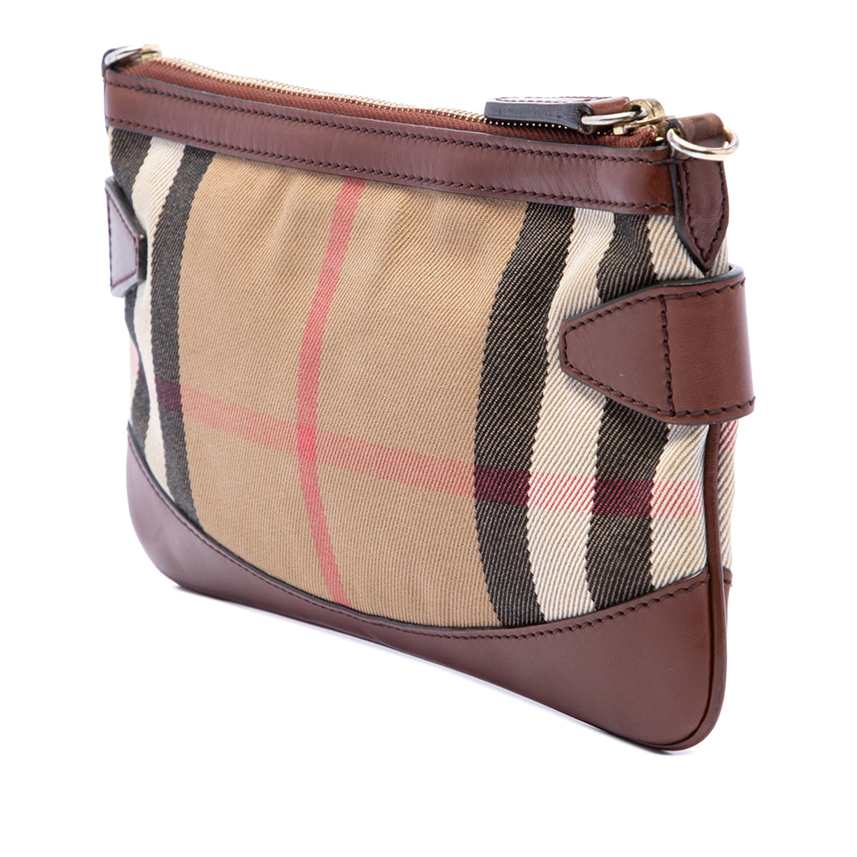 Burberry House Check Canvas Bridle Peyton Crossbody