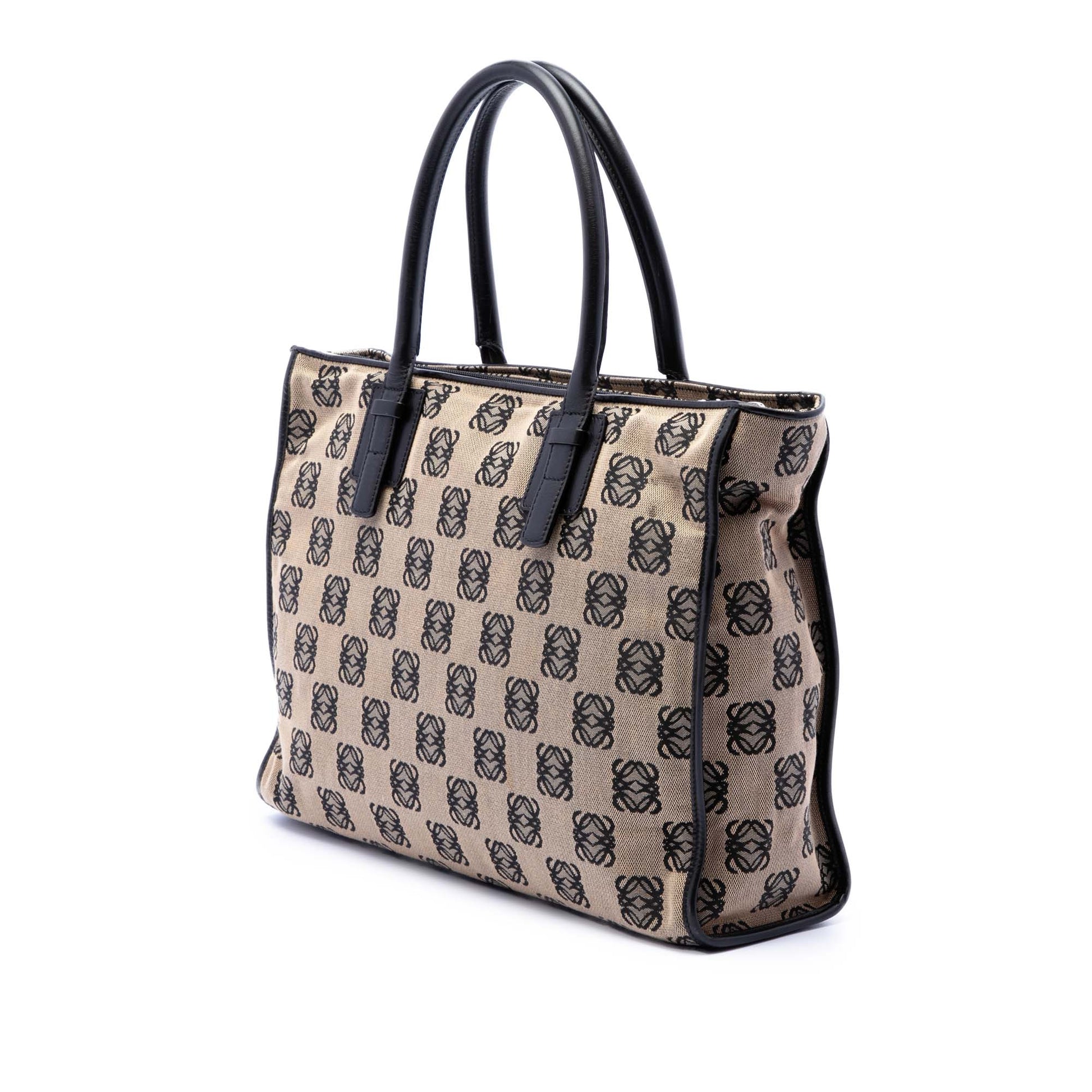 LOEWE Anagram Canvas Repeat Tote