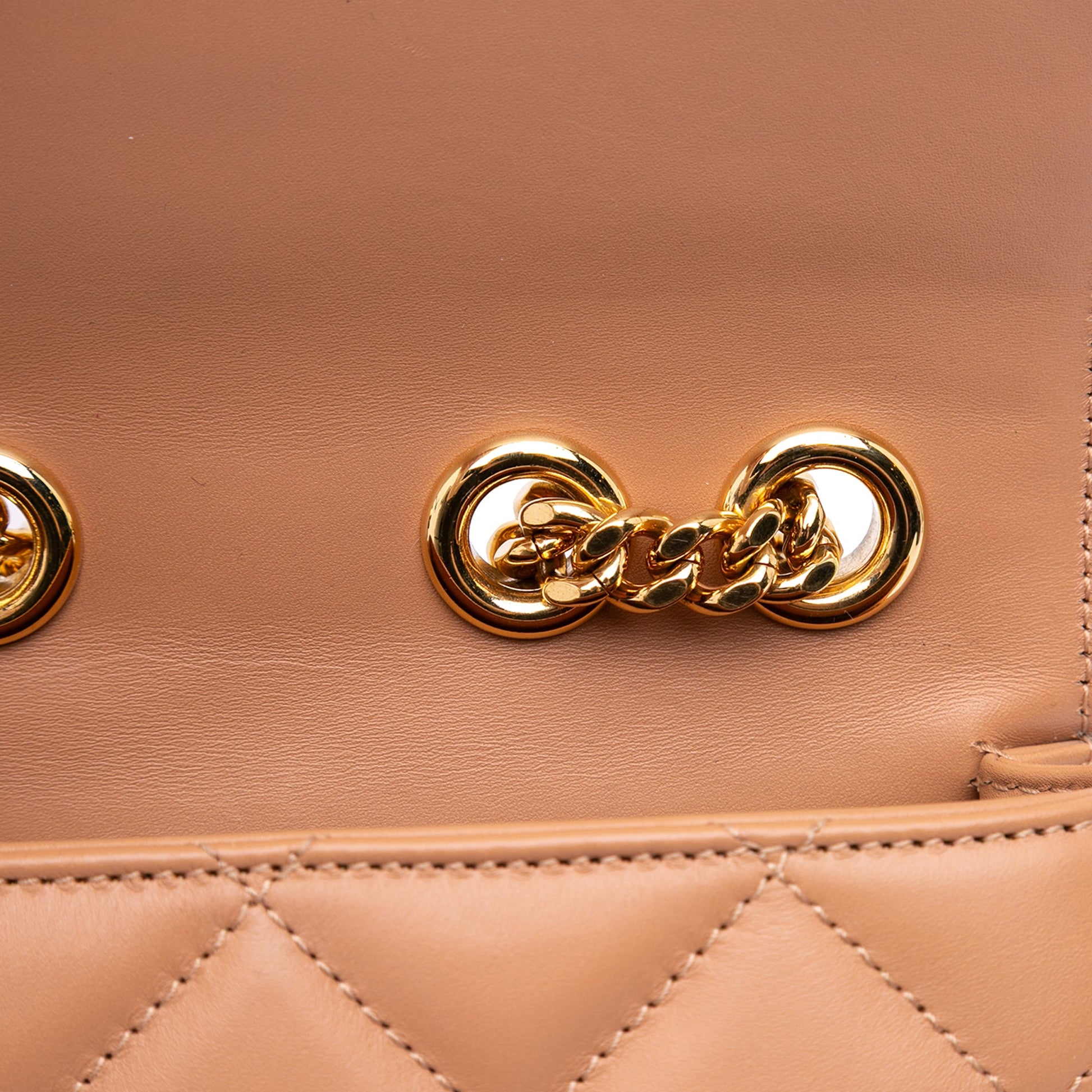Gucci Mini Leather Deco Chain Shoulder Bag
