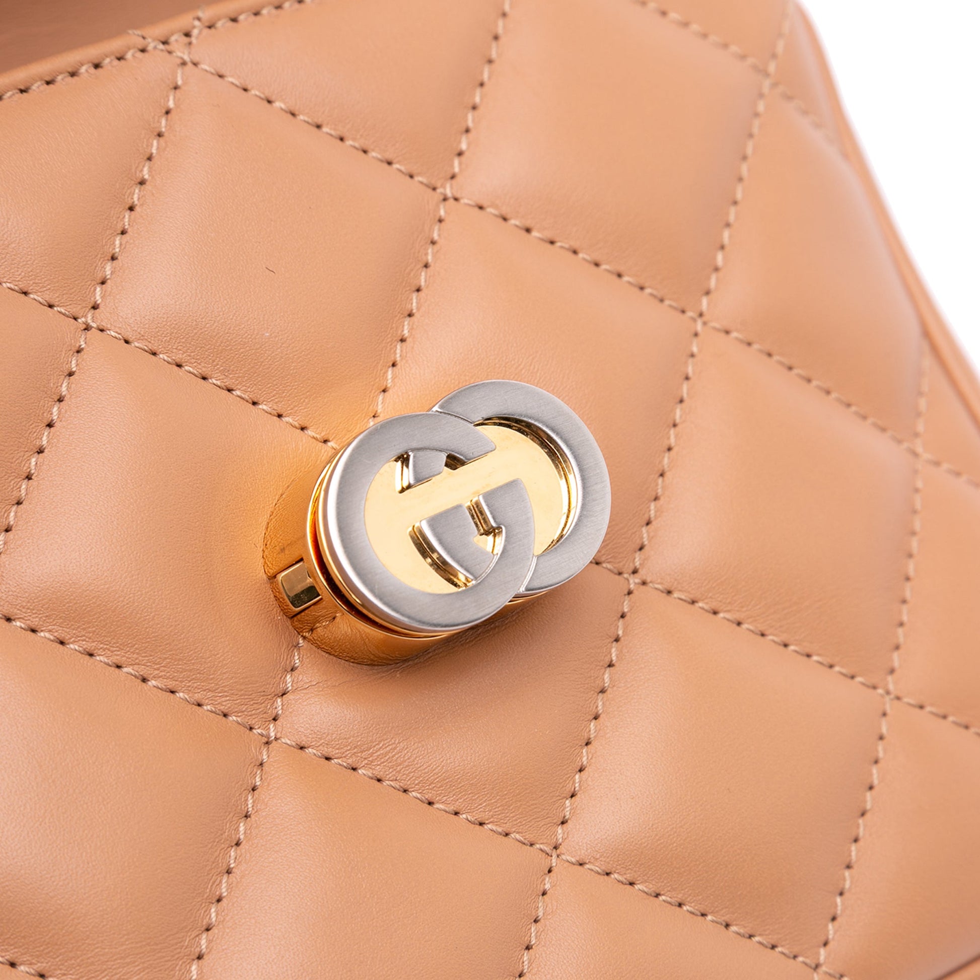 Gucci Mini Leather Deco Chain Shoulder Bag