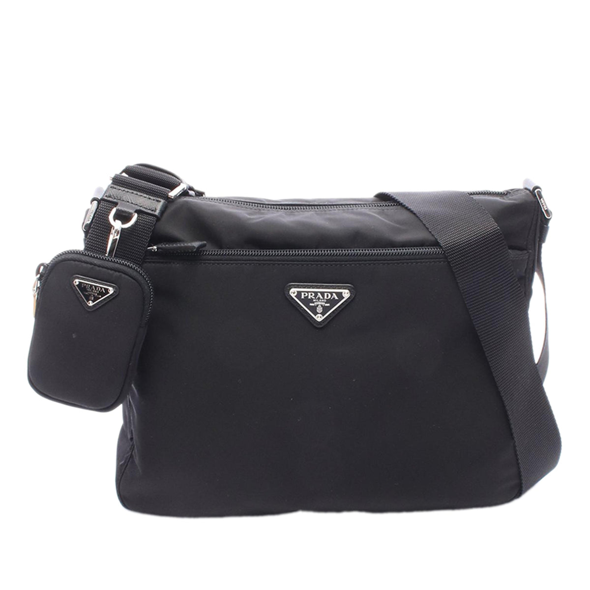 Prada Tessuto Zip Top Crossbody