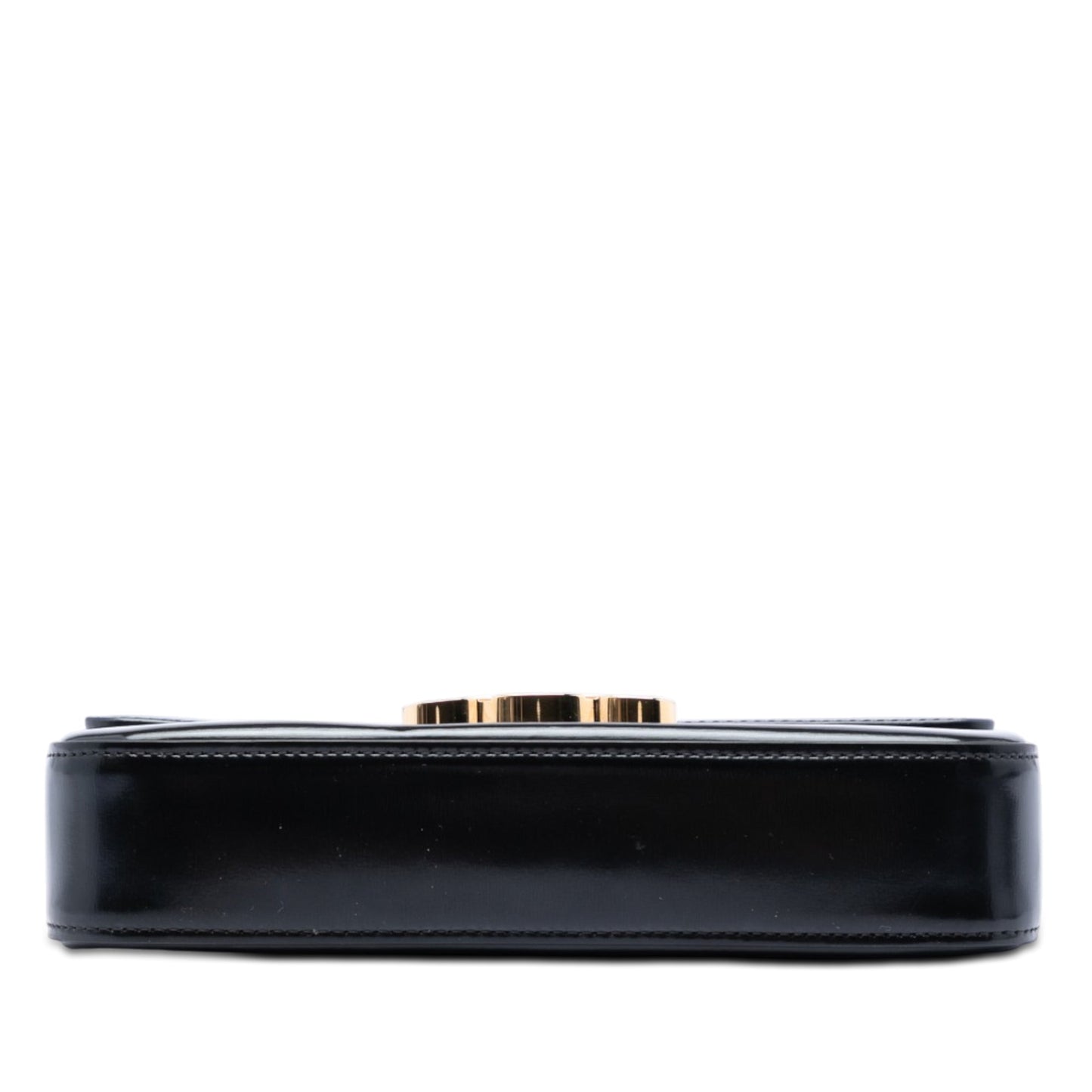 Celine Shiny Calfskin Triomphe Claude Shoulder Bag