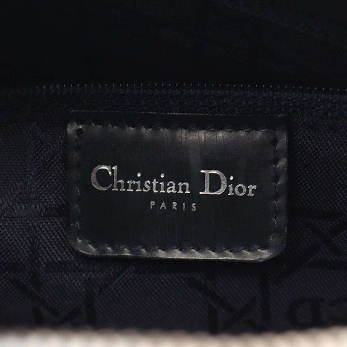 Dior Large Denim Cannage Acrylic Handles Lady Dior