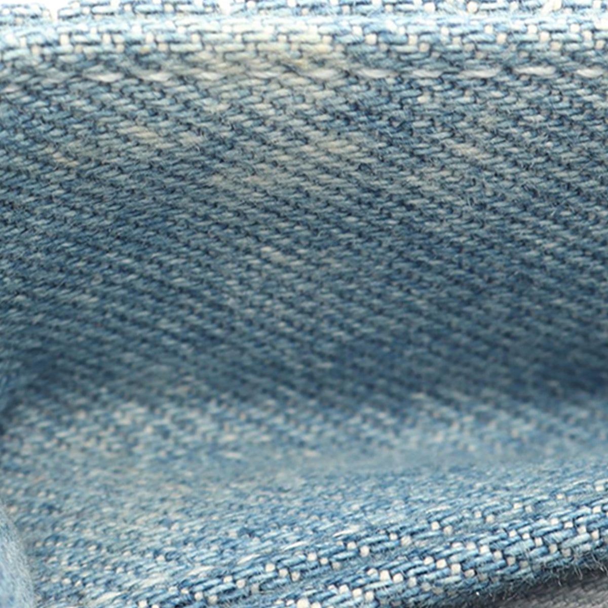 Dior Large Denim Cannage Acrylic Handles Lady Dior