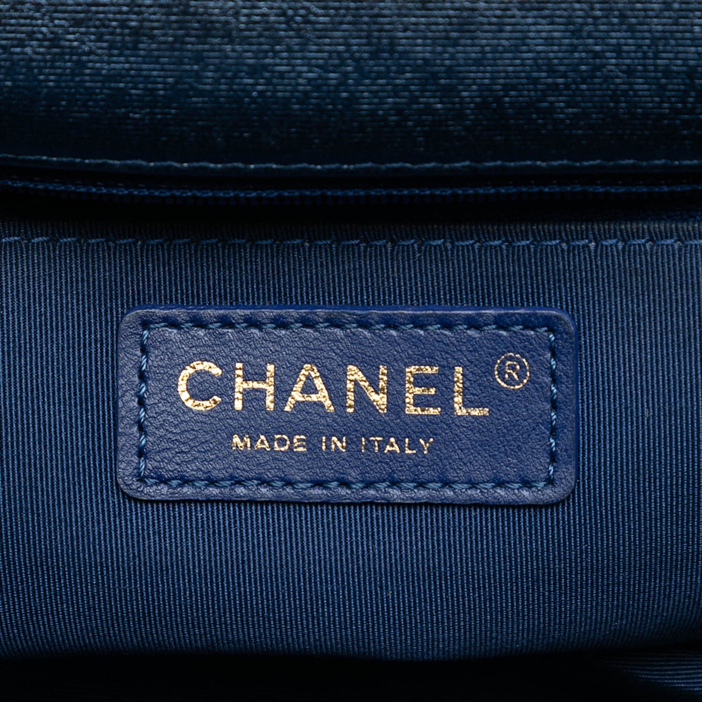 Chanel Paris Seoul Small Metallic Lambskin Striped Flap
