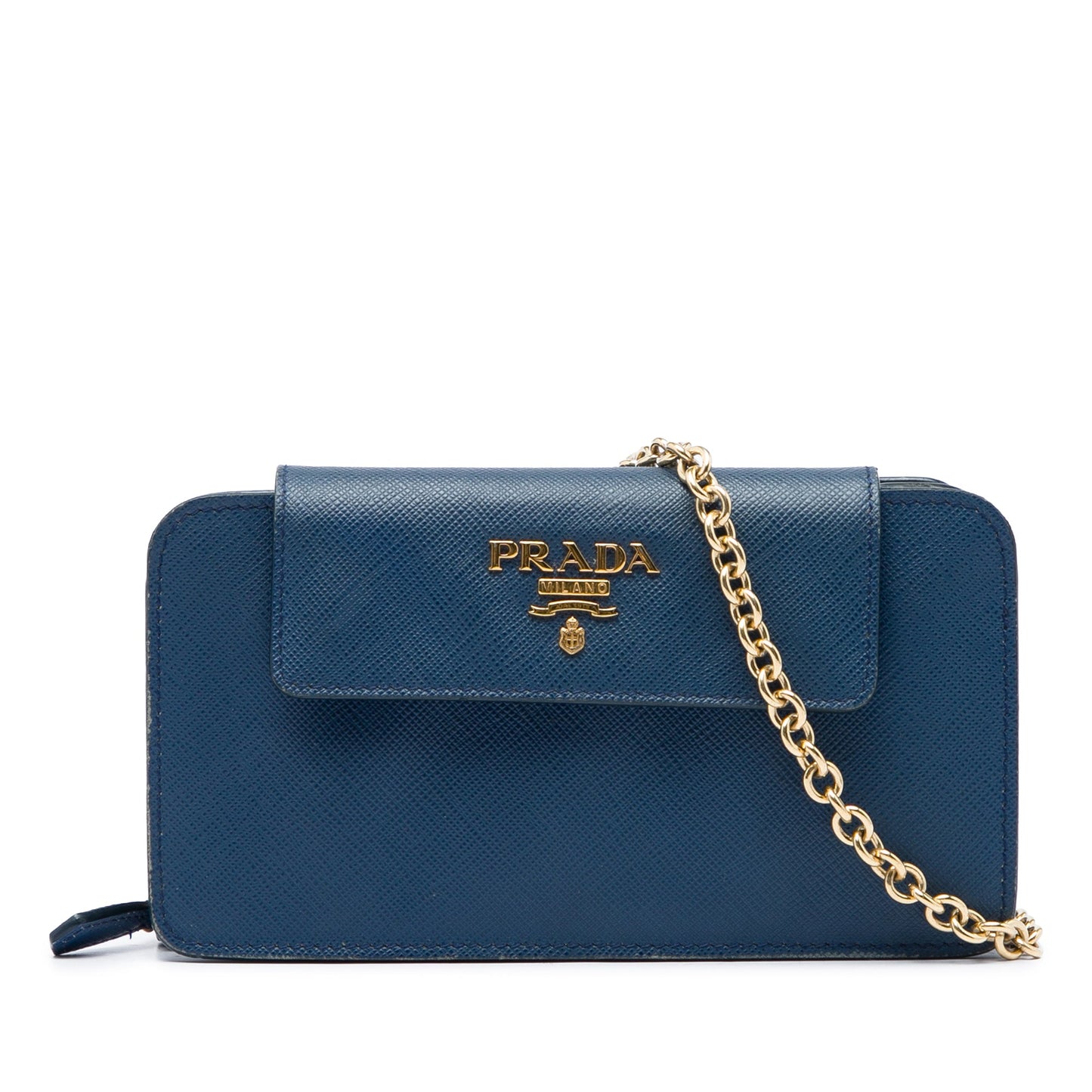 Prada Saffiano Phone Wallet on Chain