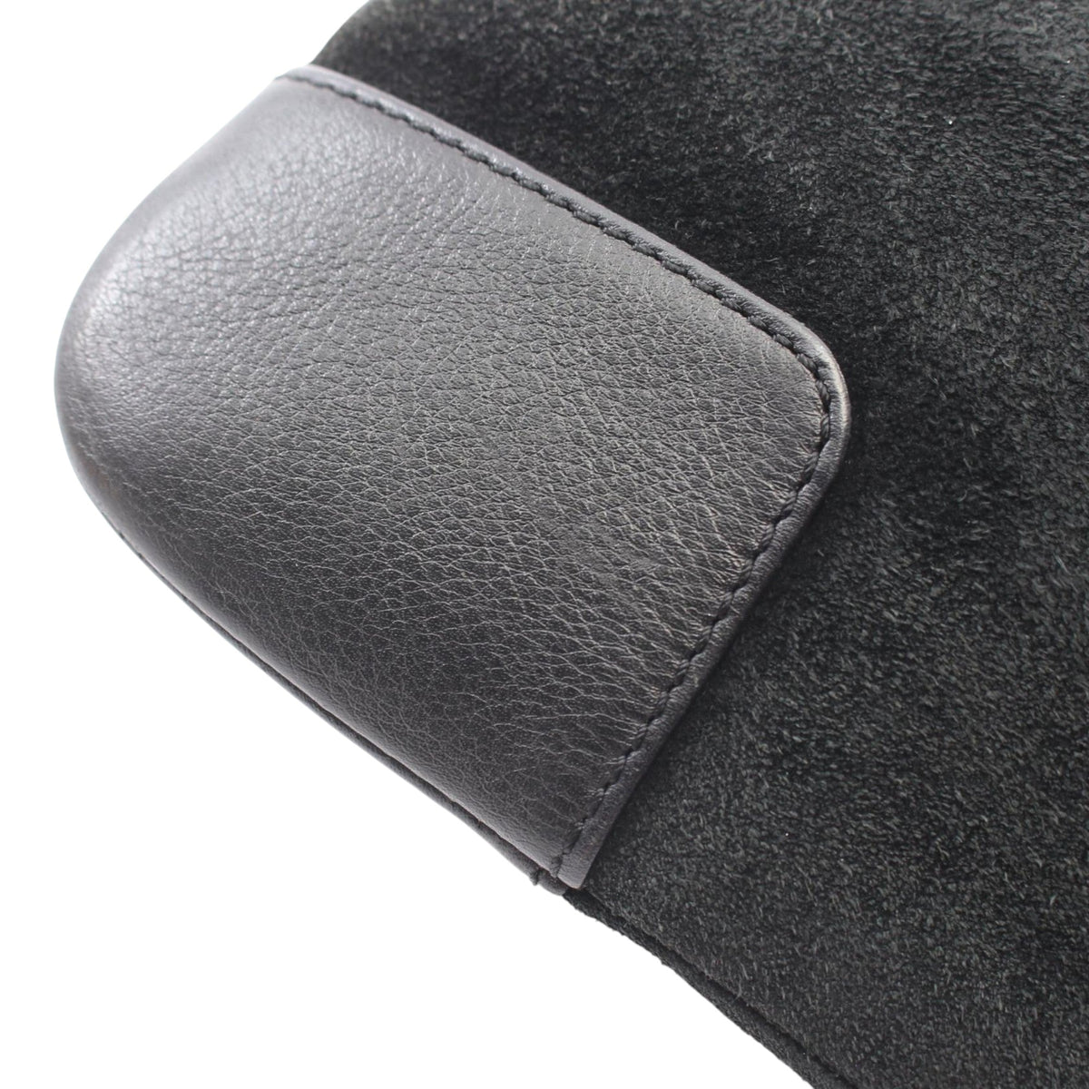 LOEWE Suede Anagram Crossbody — Black