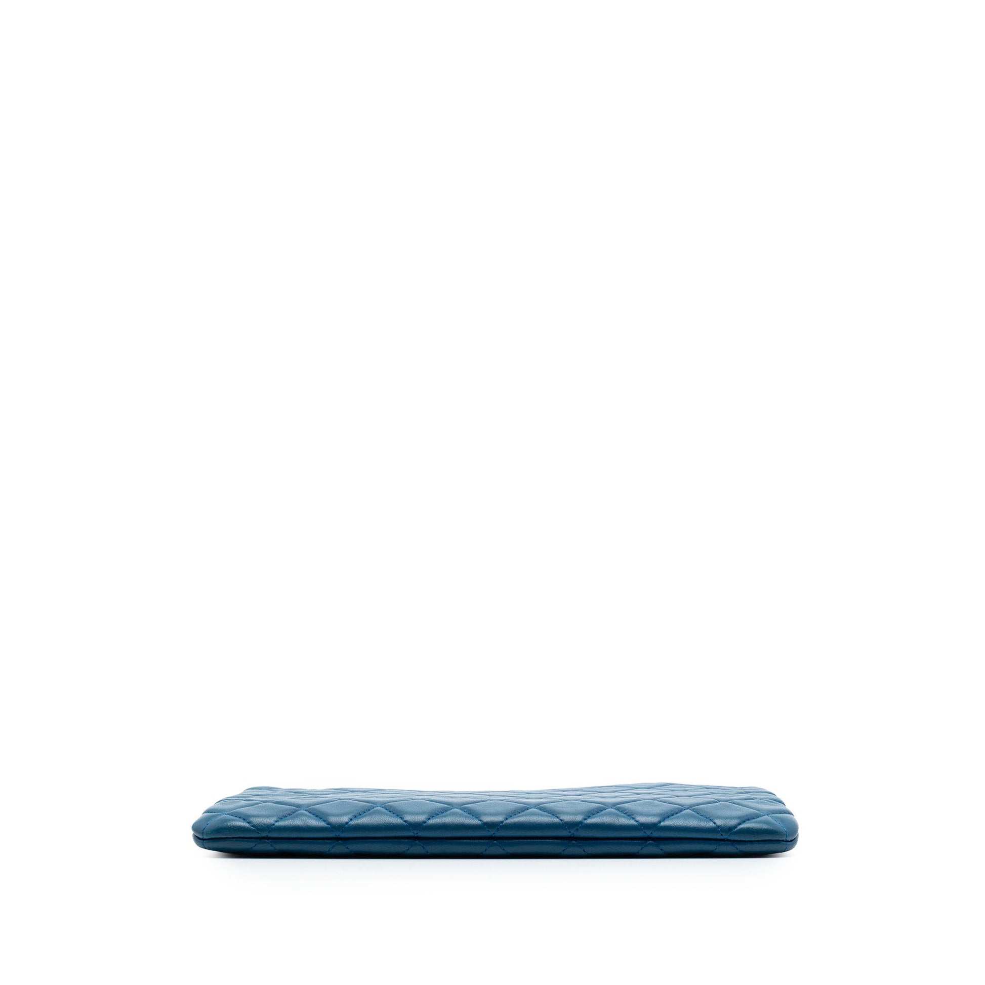 Chanel Medium Quilted Lambskin O Case Clutch