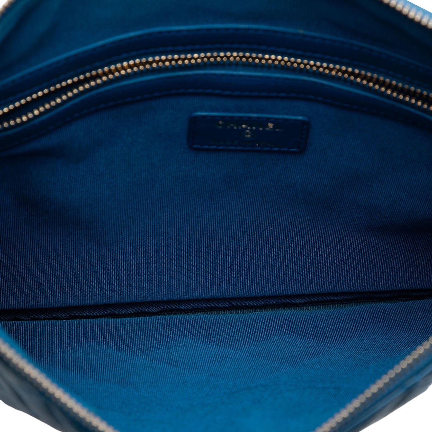Chanel Medium Quilted Lambskin O Case Clutch