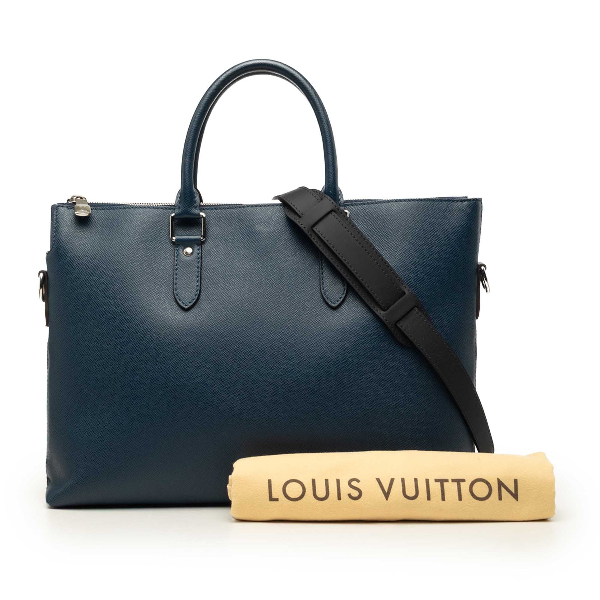 Louis Vuitton Taiga Anton Soft Briefcase