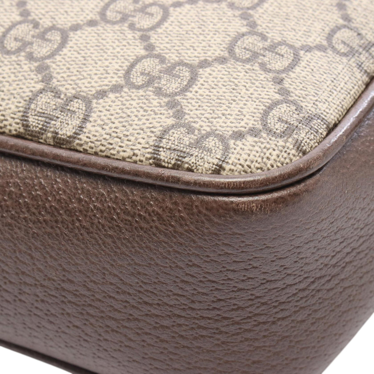 Gucci GG Supreme Web Ophidia Crossbody — Beige