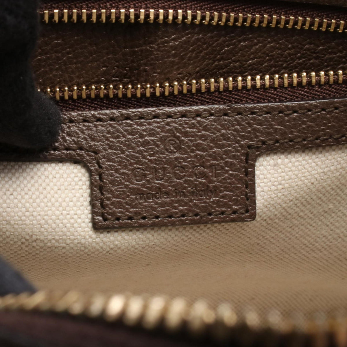 Gucci GG Supreme Web Ophidia Crossbody — Beige