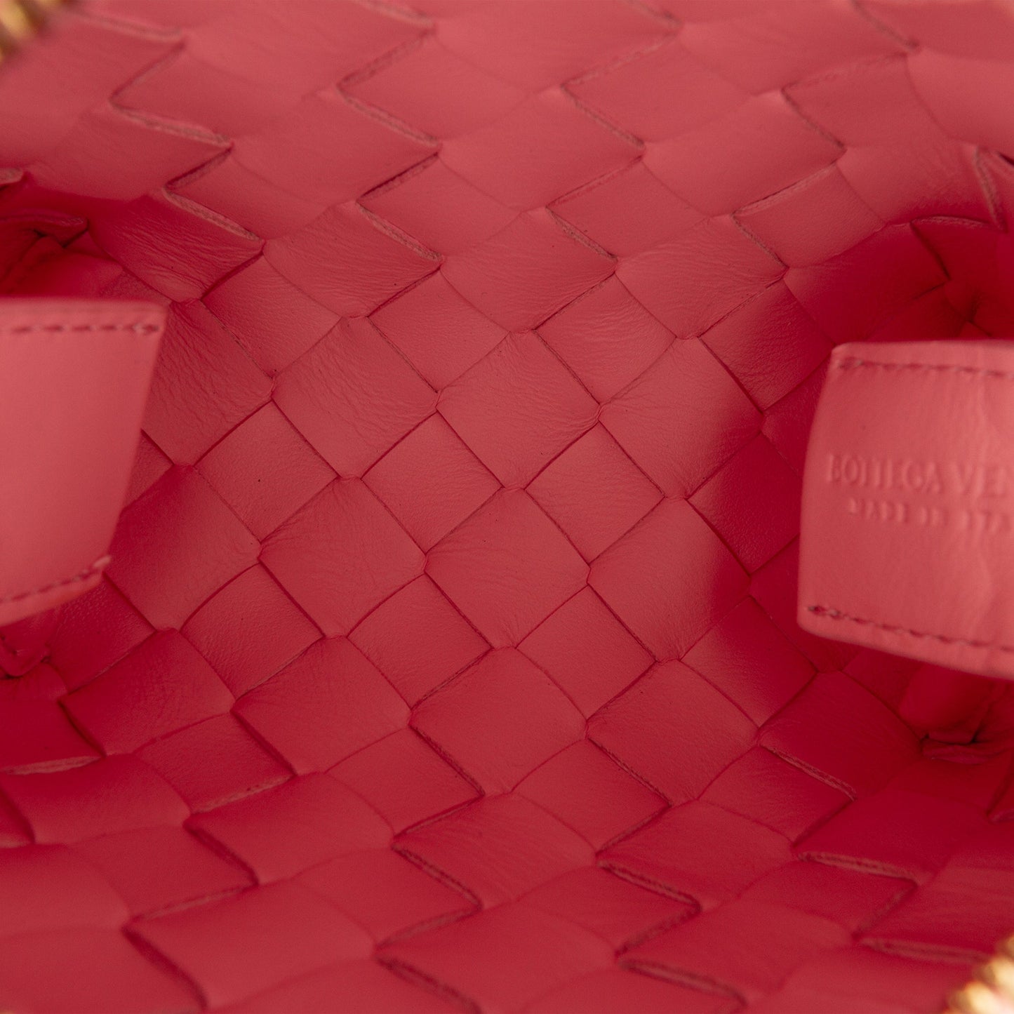 Bottega Veneta Candy Lambskin Intrecciato Loop Camera Bag
