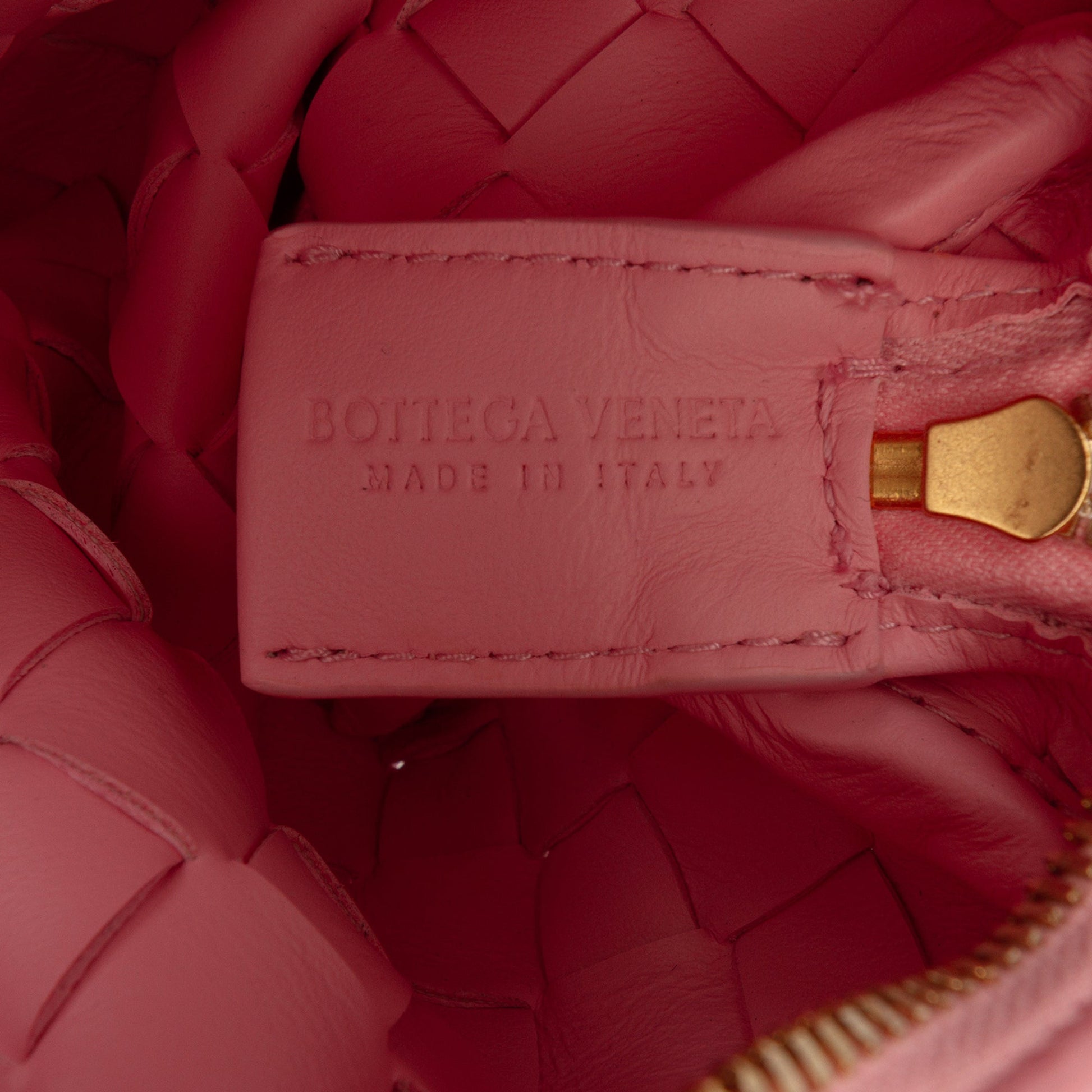 Bottega Veneta Candy Lambskin Intrecciato Loop Camera Bag