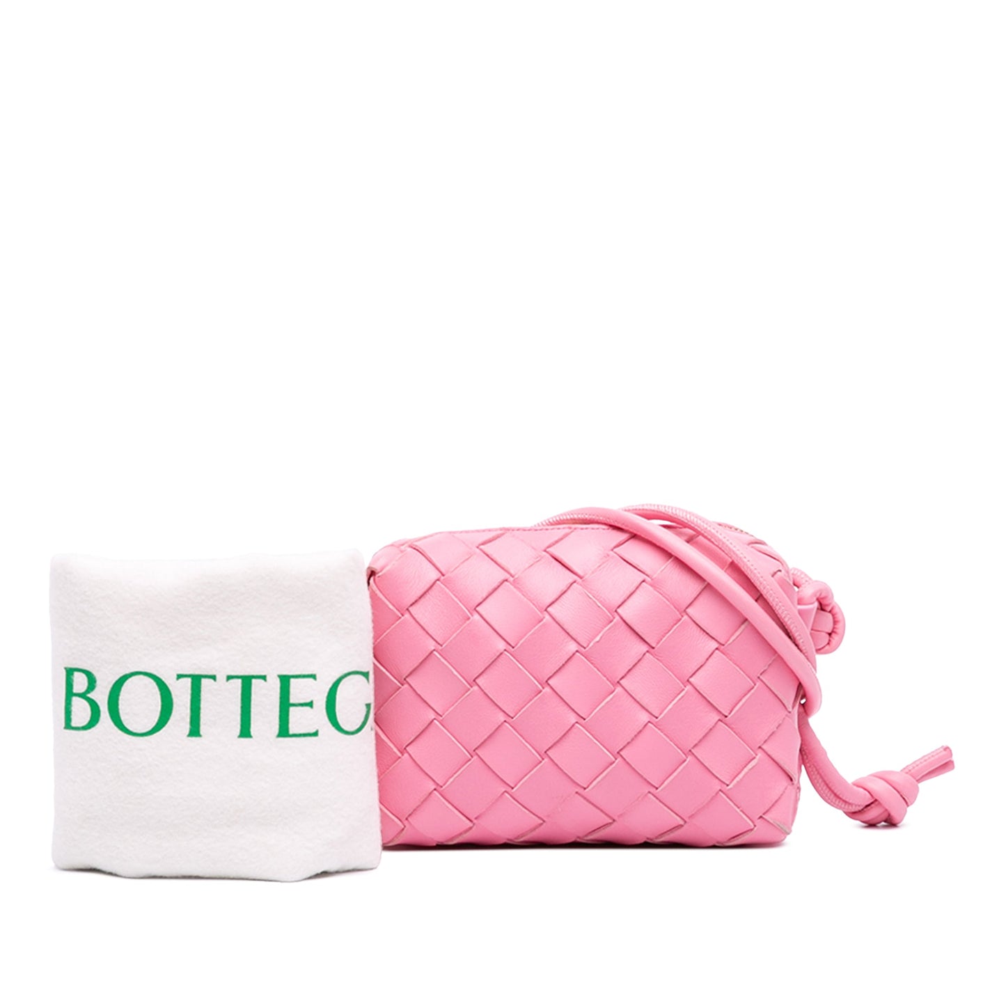 Bottega Veneta Candy Lambskin Intrecciato Loop Camera Bag