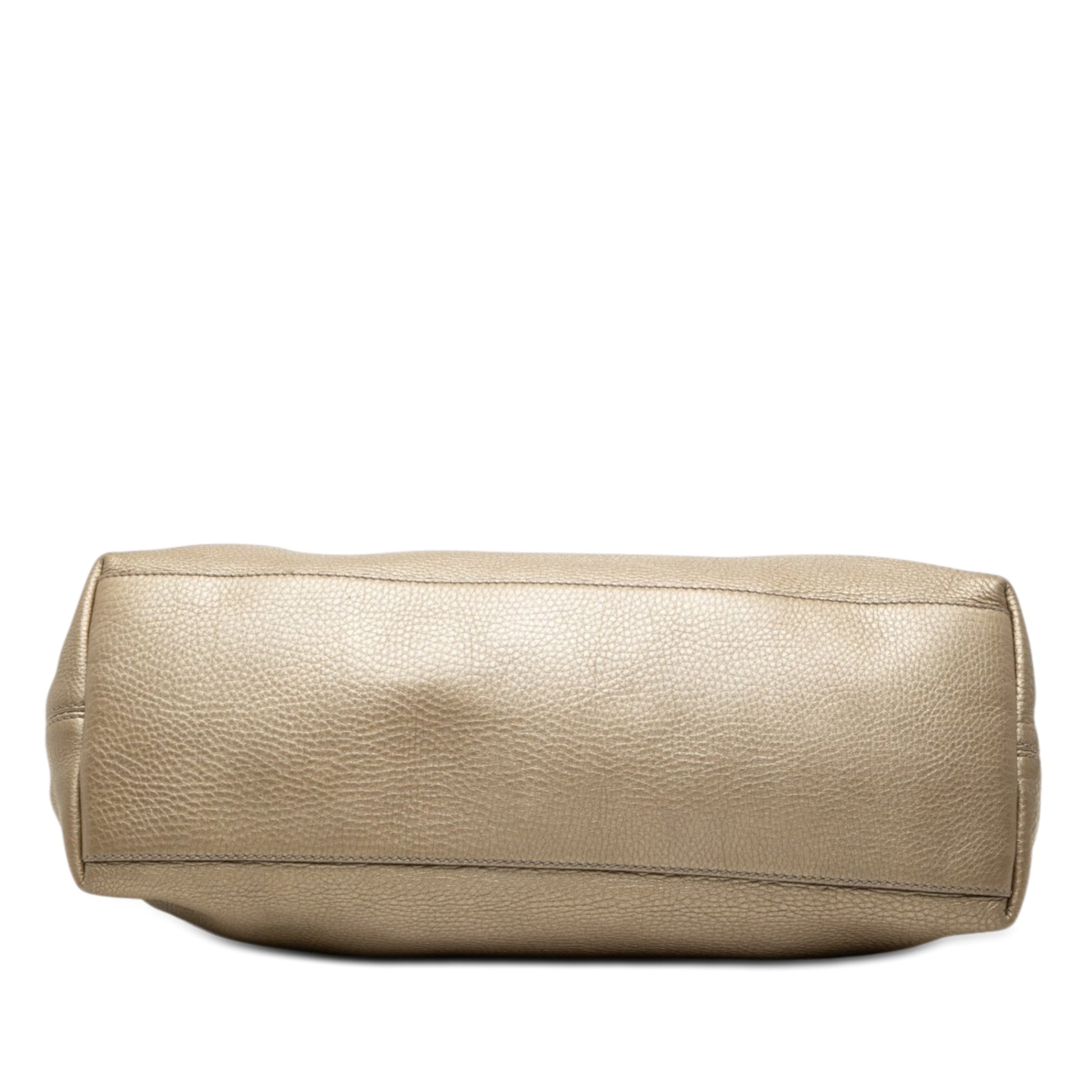 Gucci Medium Metallic Calfskin Soho Chain Tote