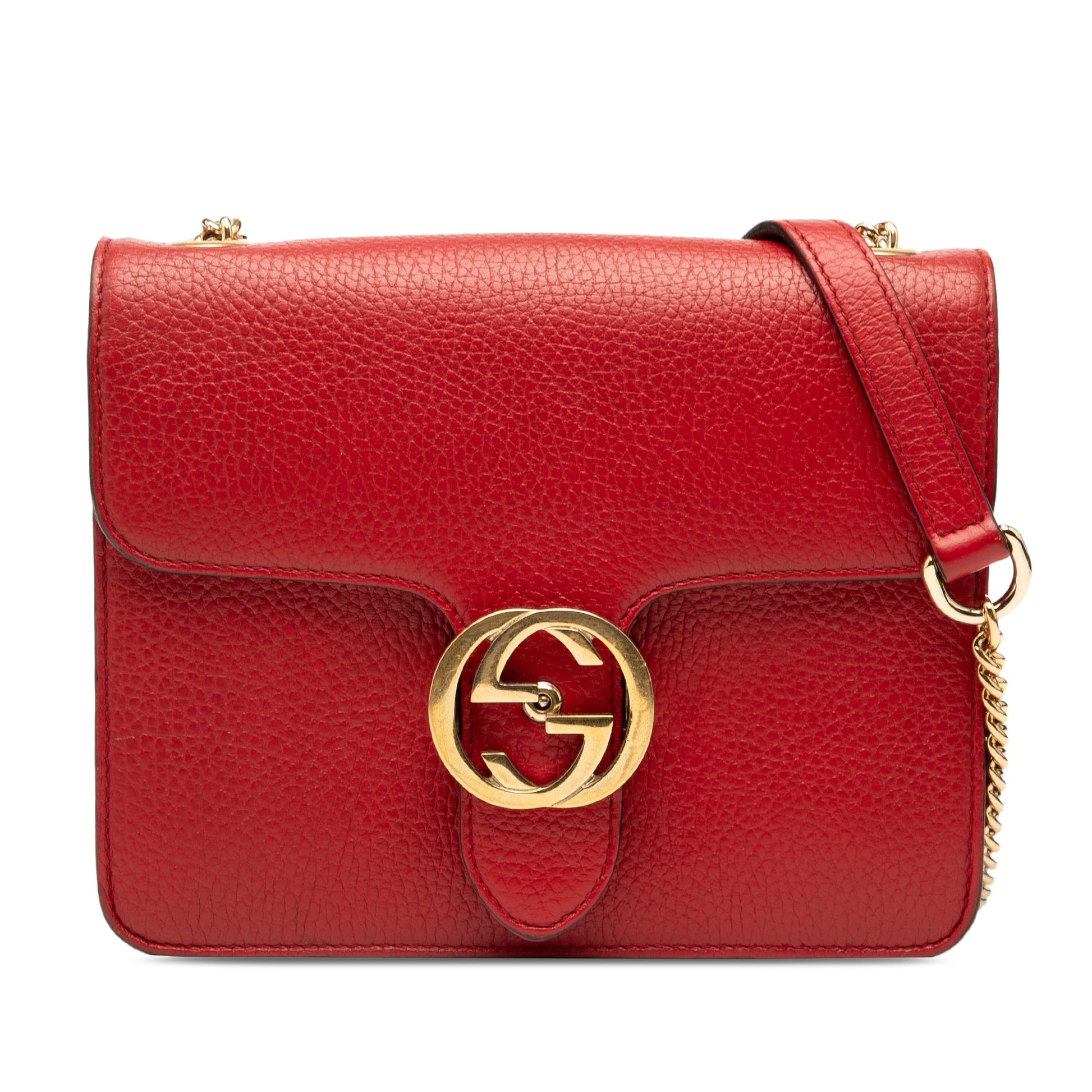 Gucci Small Dollar Calfskin Interlocking G Crossbody