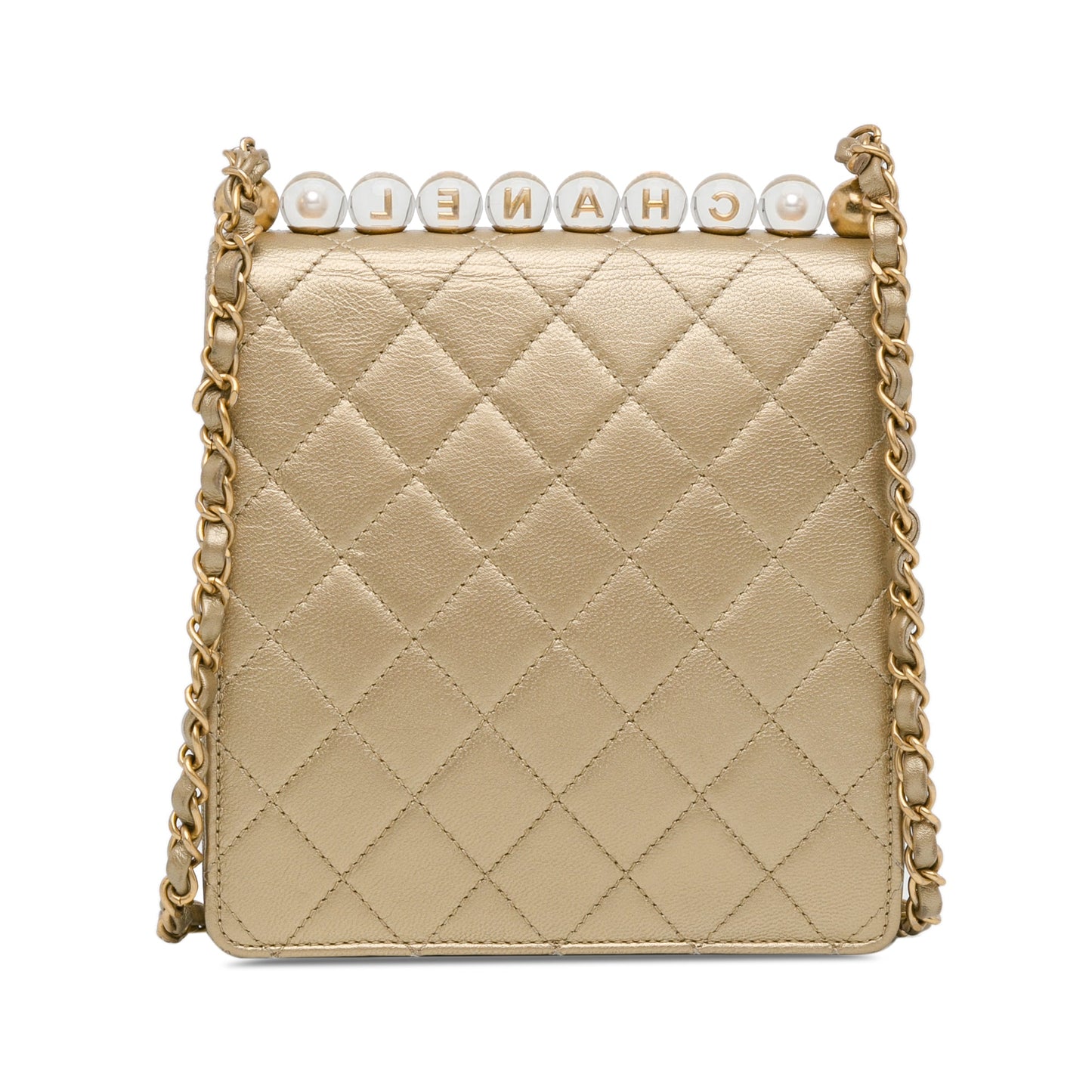 Chanel Small Lambskin Chic Pearls Flap