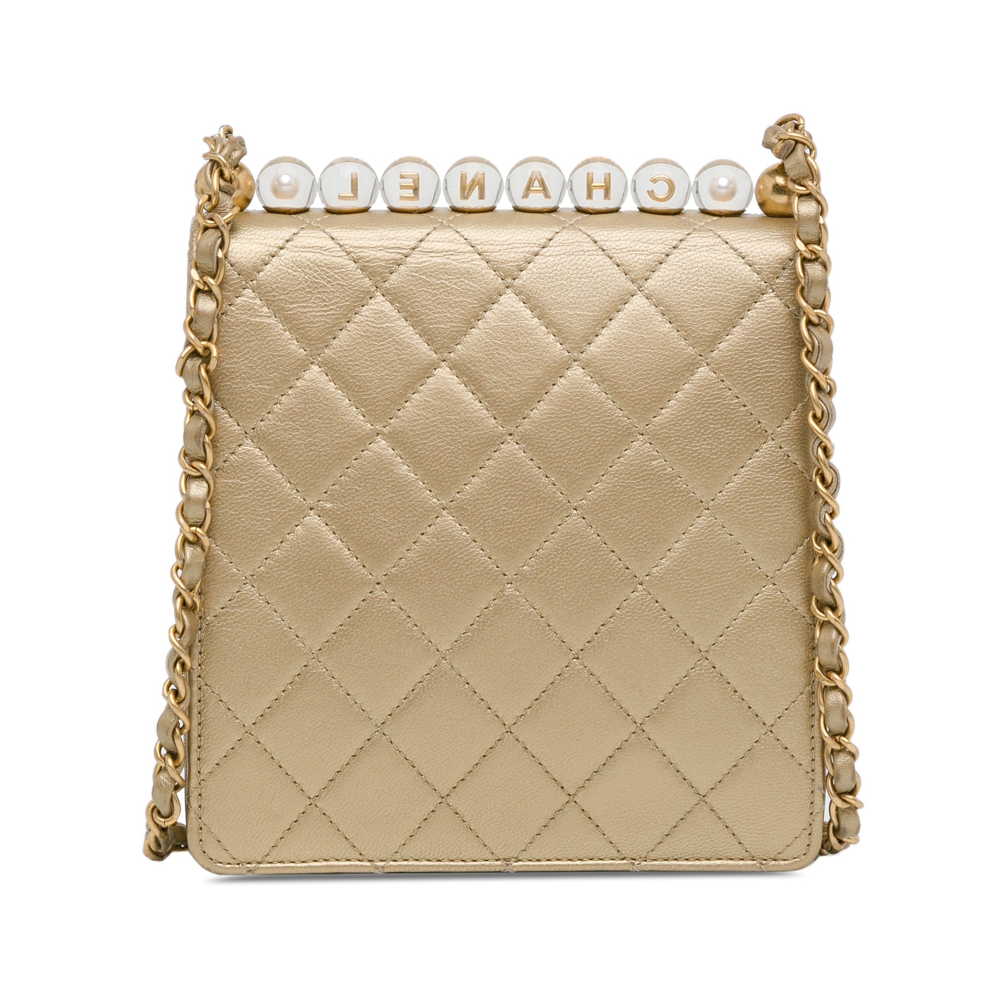 Chanel Small Lambskin Chic Pearls Flap