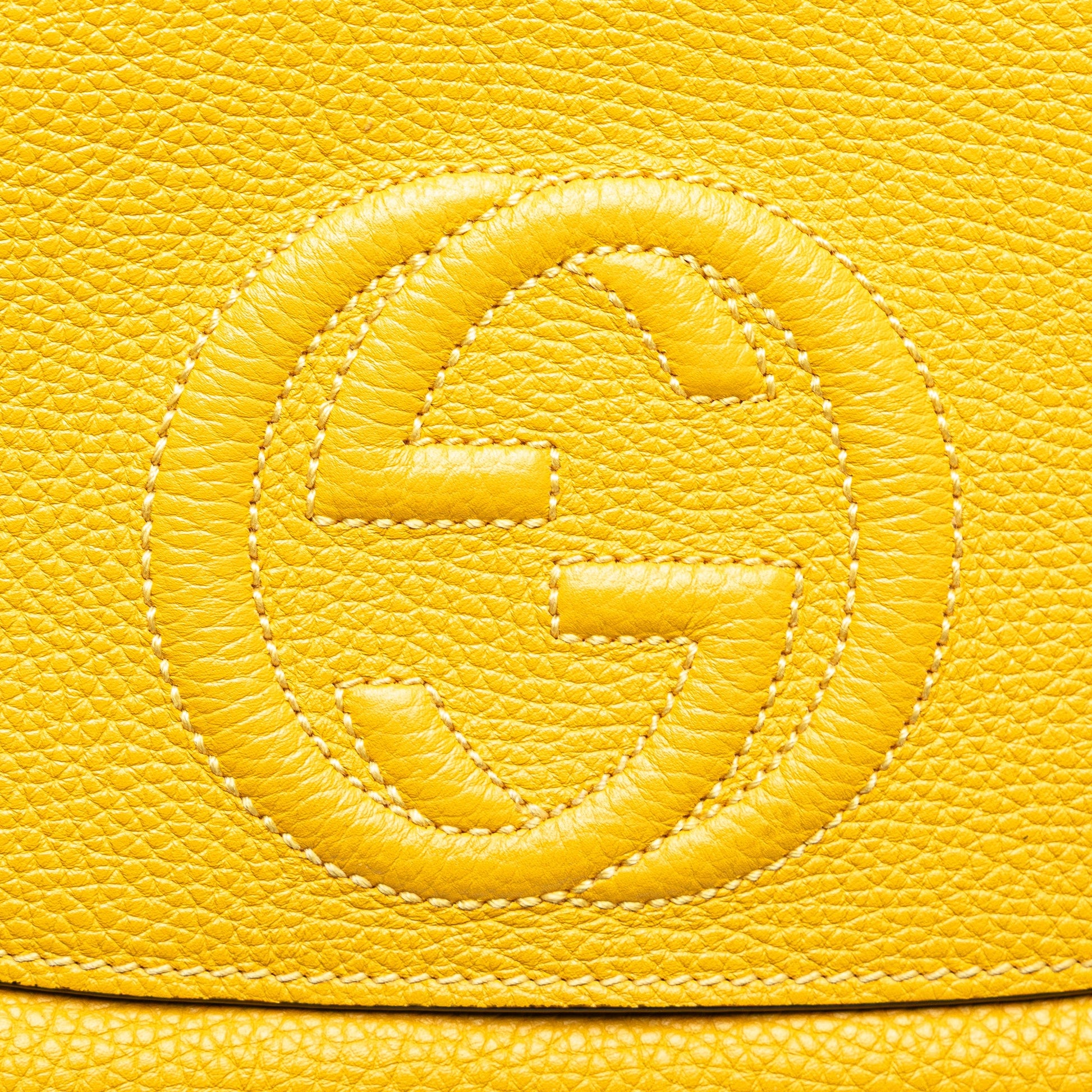 Gucci Medium Leather Soho Chain Flap Crossbody