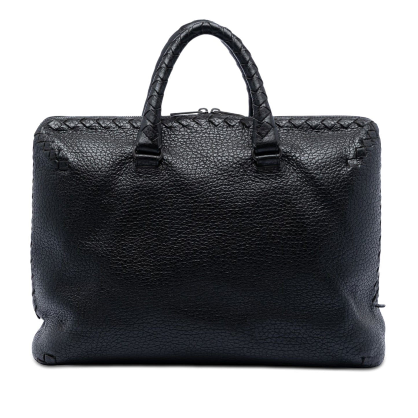 Intrecciato Trimmed Cervo Briefcase