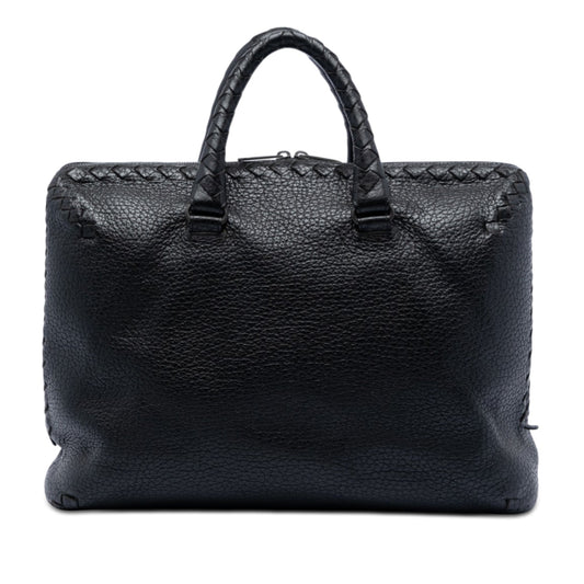 Intrecciato Trimmed Cervo Briefcase