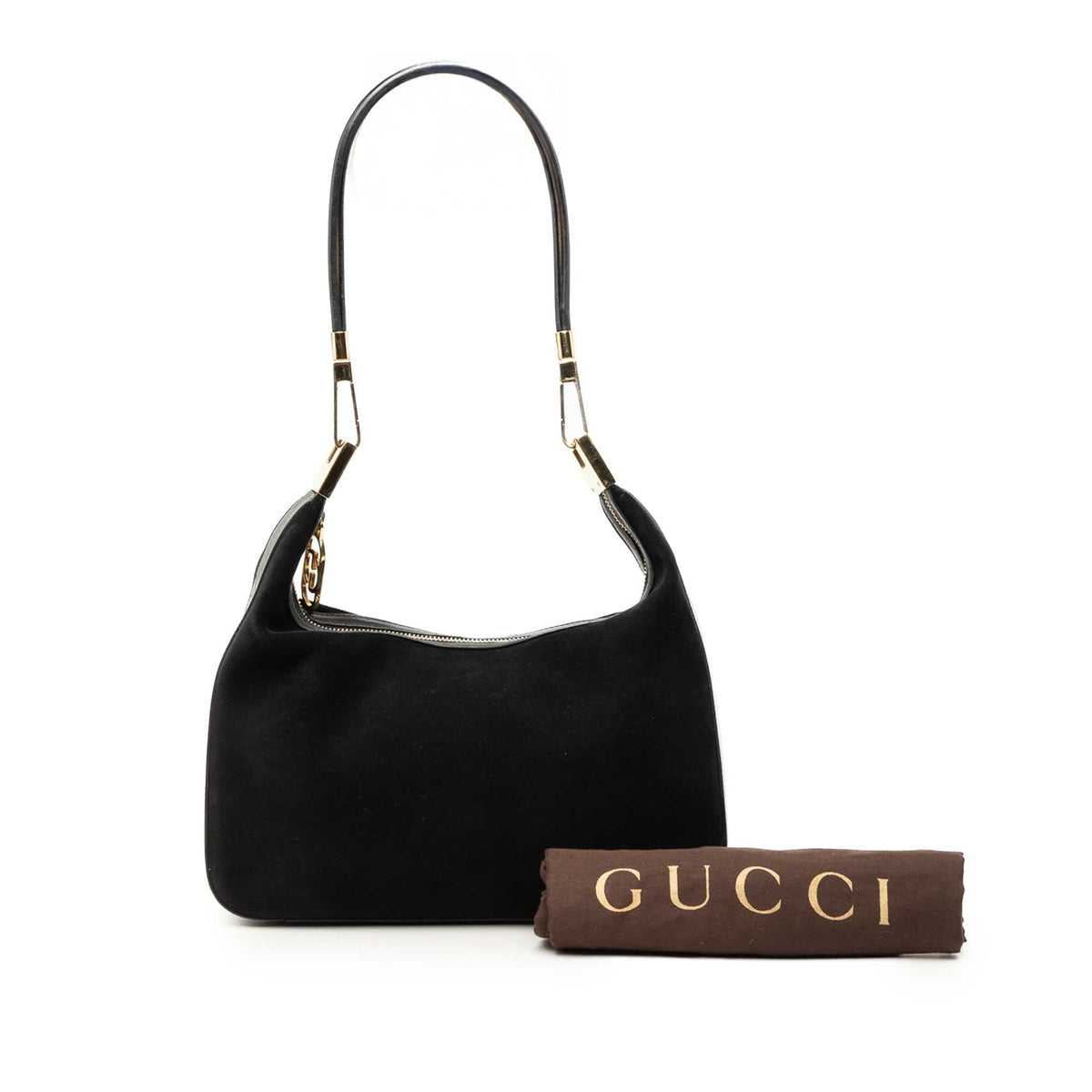 Gucci Suede Shoulder Bag