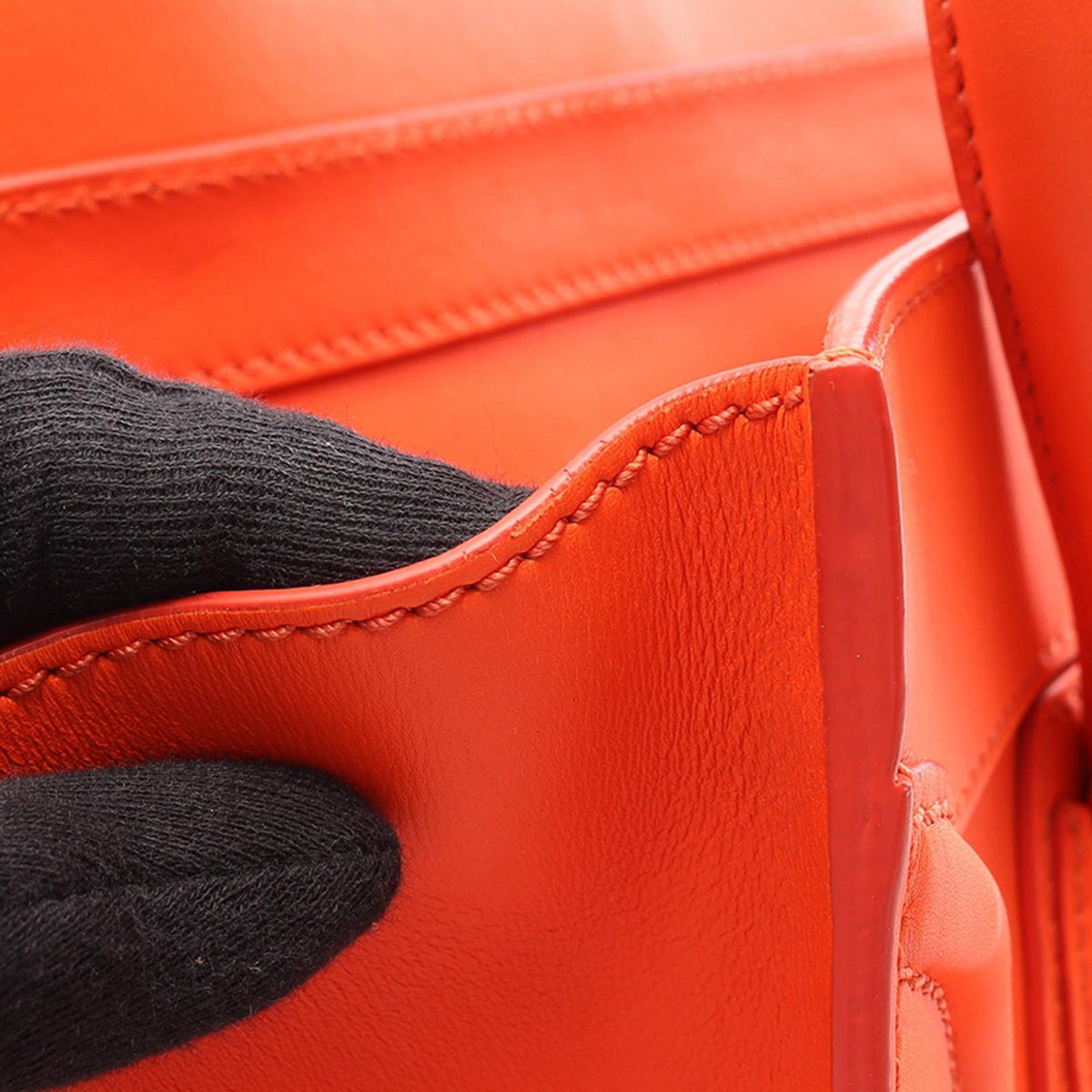 Celine Mini Leather Luggage Tote