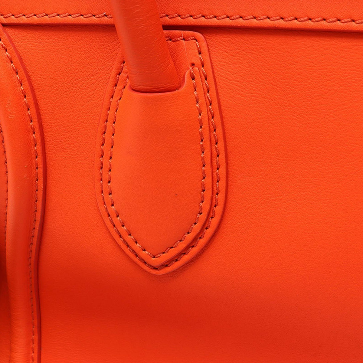 Celine Mini Leather Luggage Tote