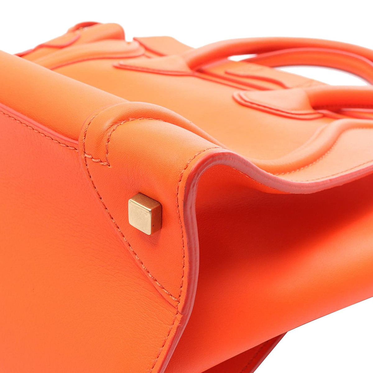 Celine Mini Leather Luggage Tote