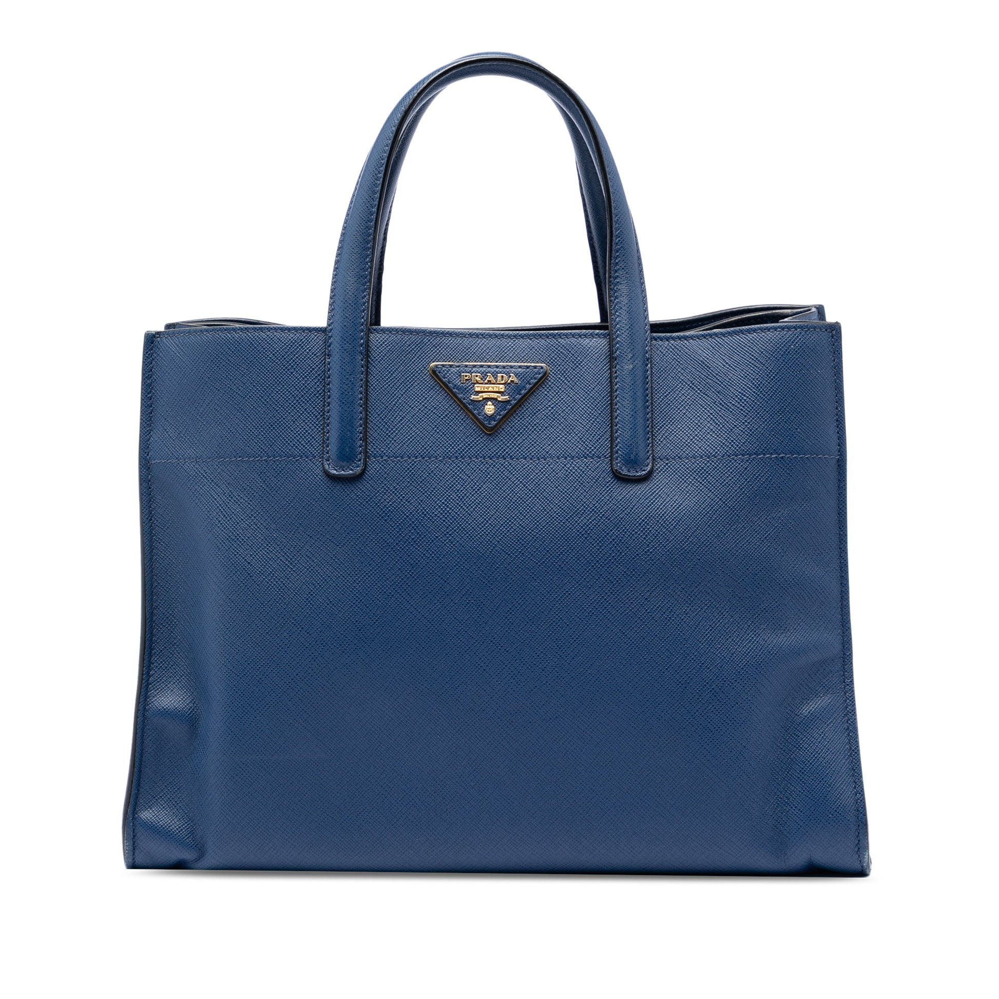 Prada Saffiano Soft Triple Pocket Tote