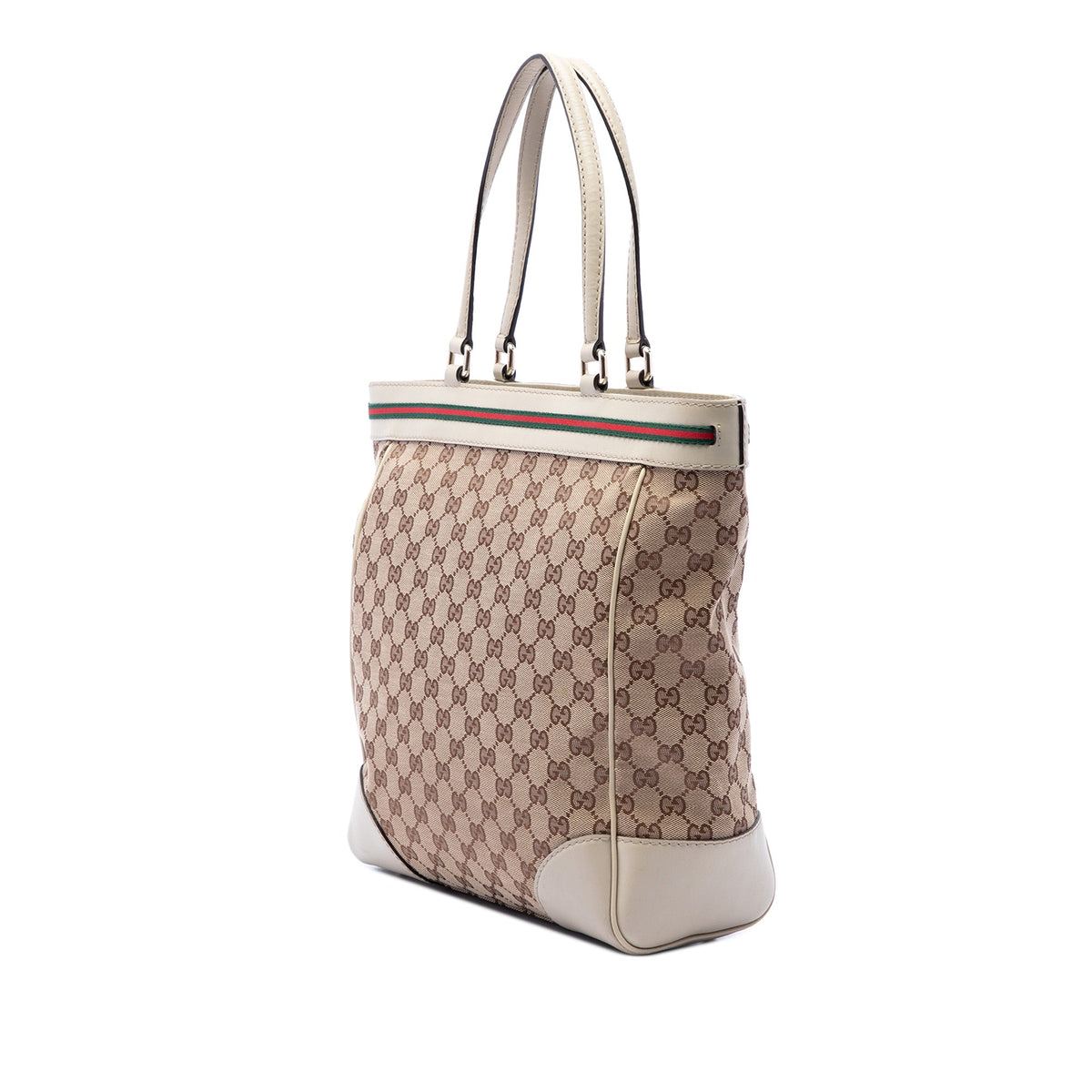 Gucci GG Canvas Web Mayfair Tote