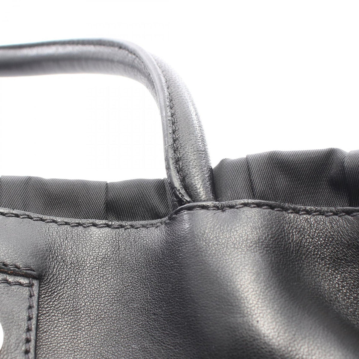 Prada Tessuto Gaufre Bow Handbag
