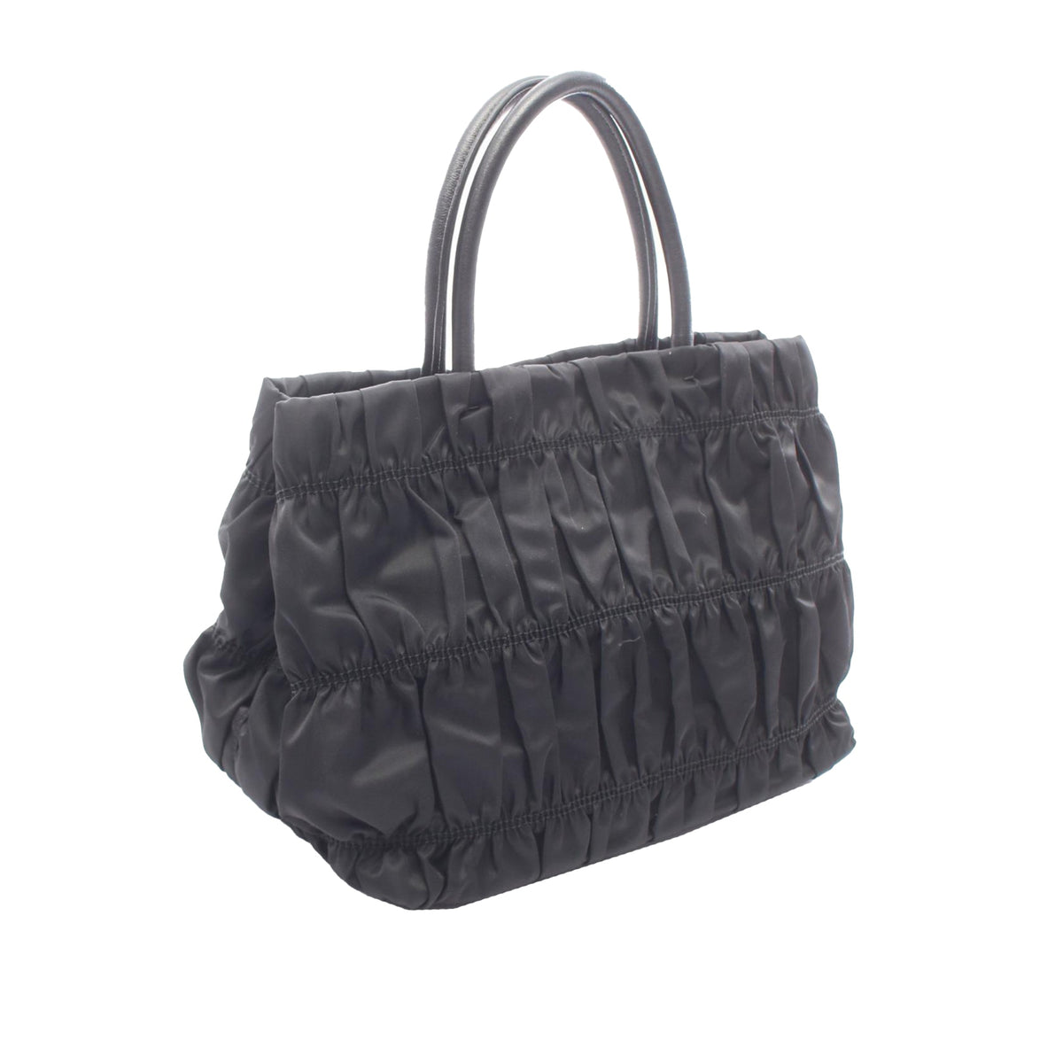 Prada Tessuto Gaufre Bow Handbag