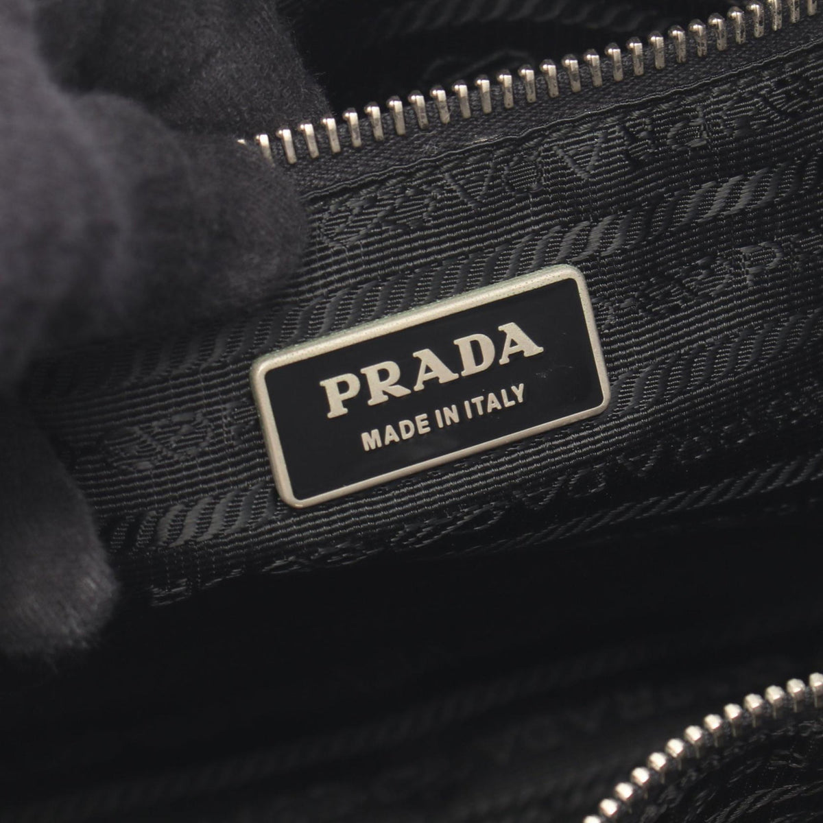 Prada Tessuto Gaufre Bow Handbag