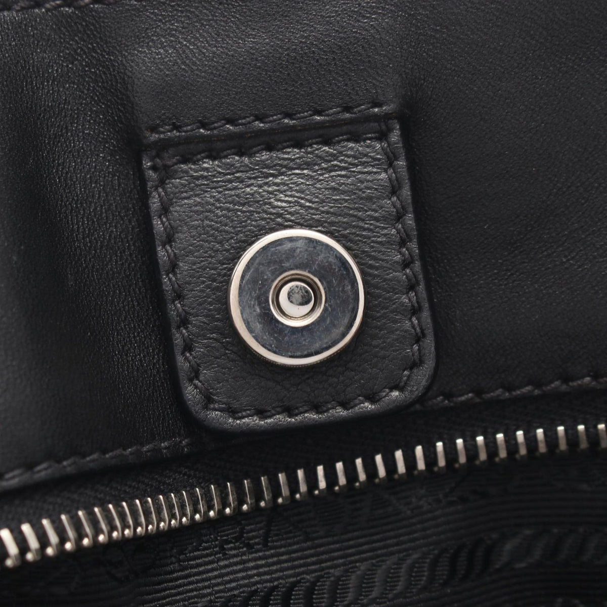 Prada Tessuto Gaufre Bow Handbag