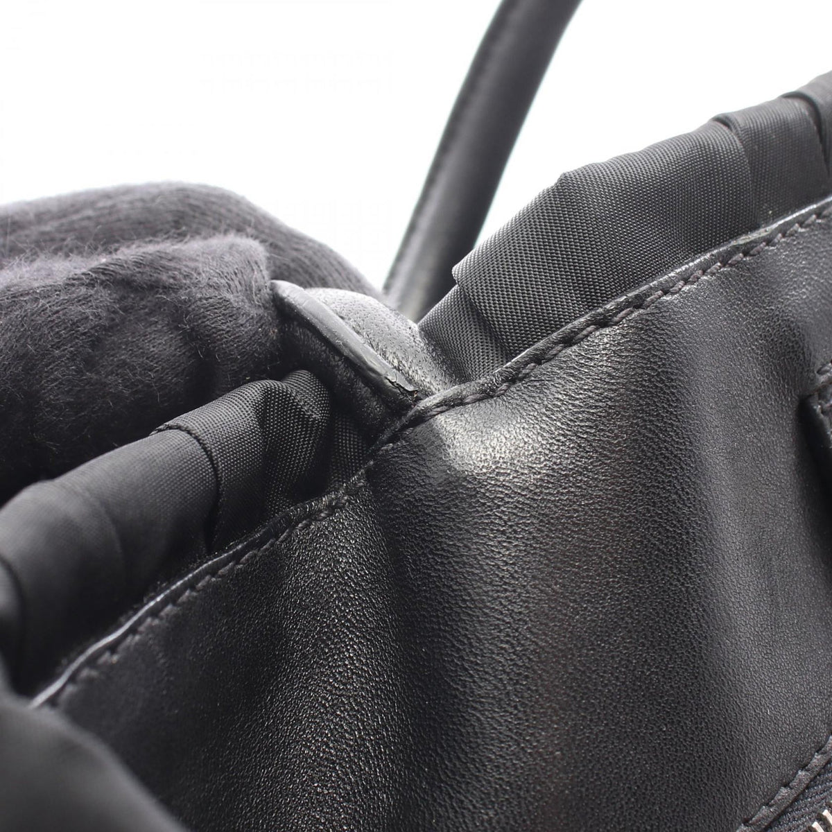 Prada Tessuto Gaufre Bow Handbag