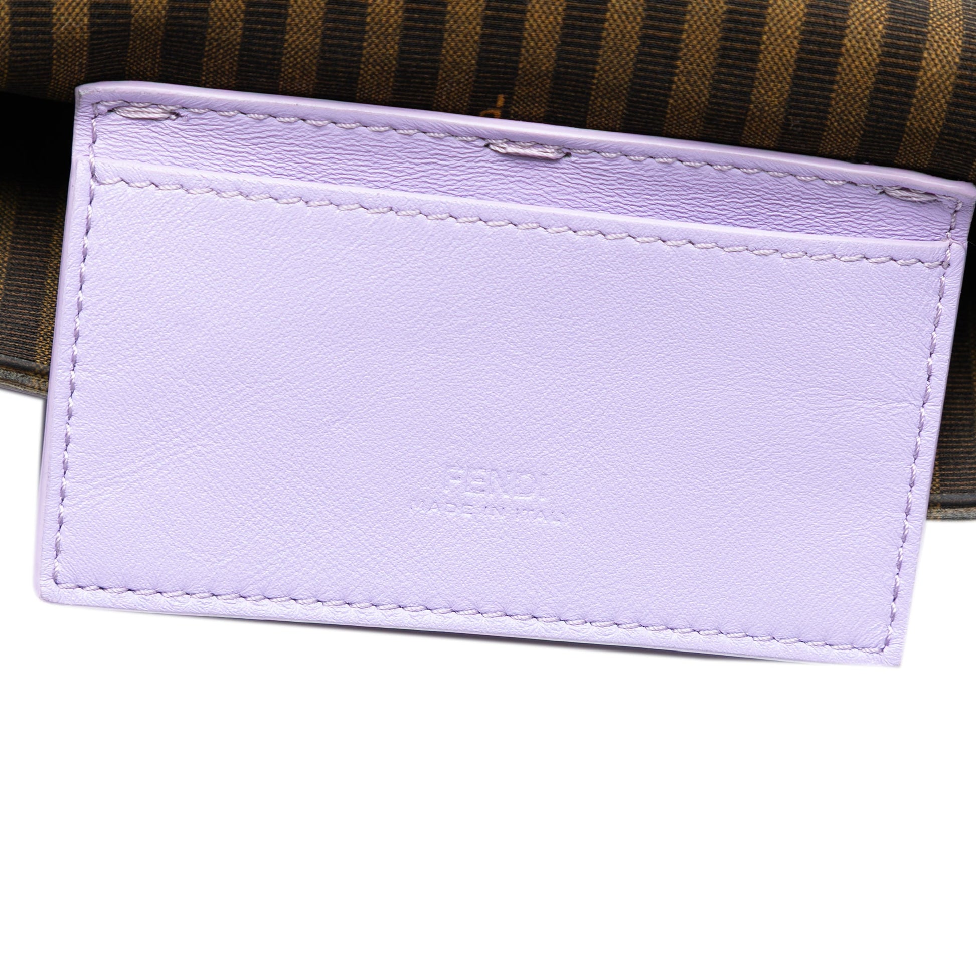Fendi Satin Baguette Phone Pouch Satchel