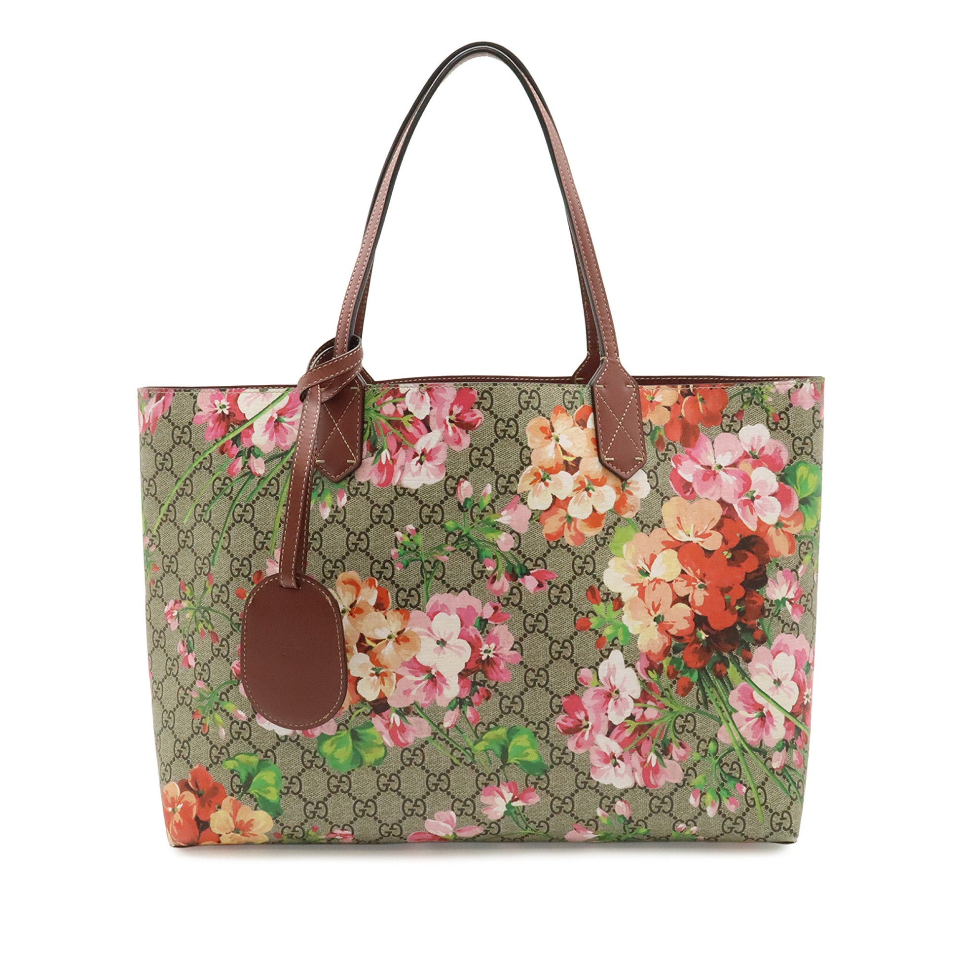 Gucci GG Supreme Blooms Reversible Tote