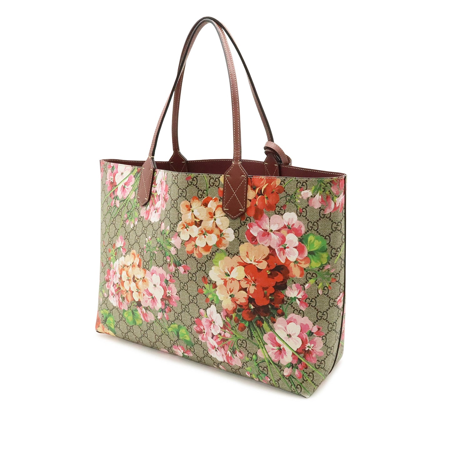 Gucci GG Supreme Blooms Reversible Tote