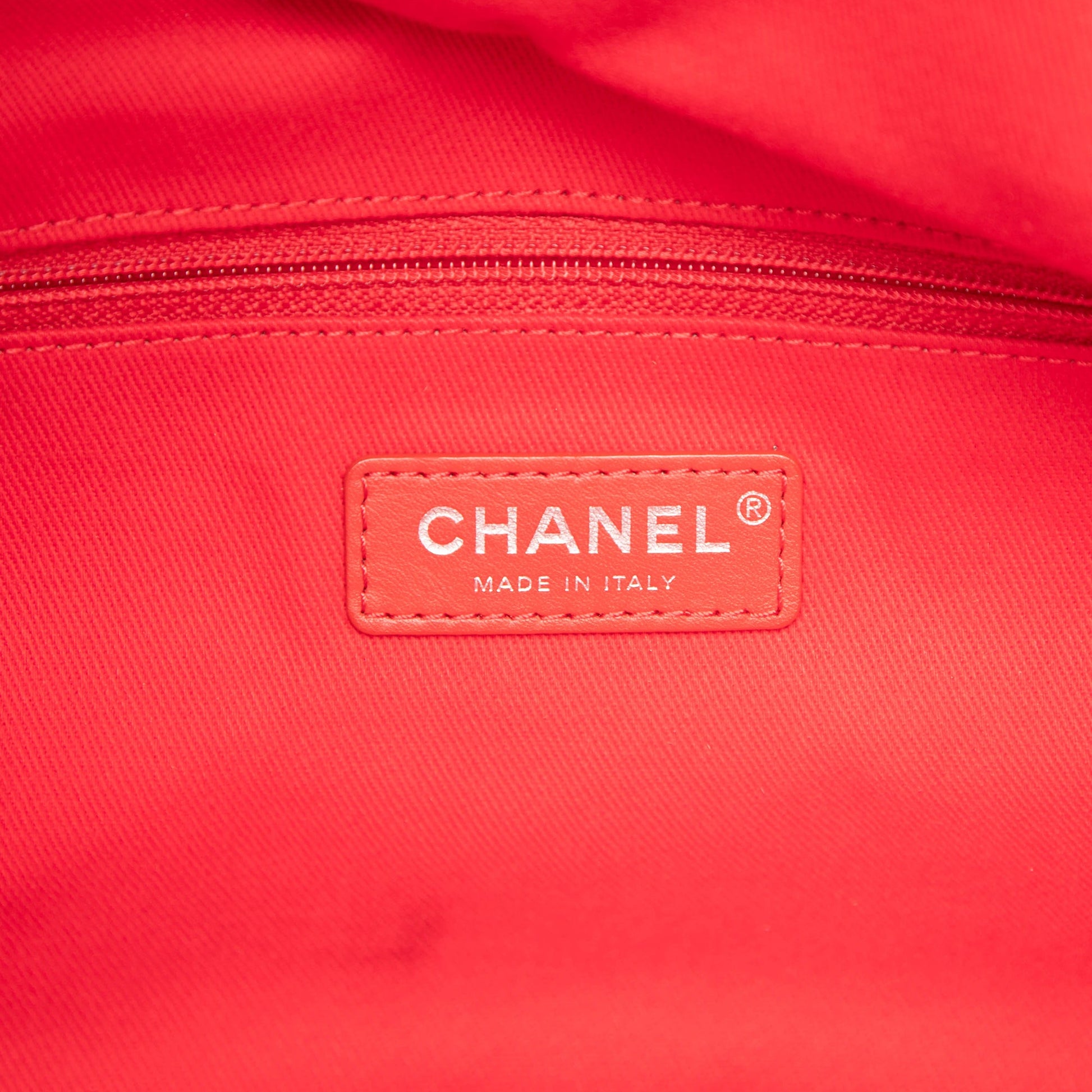 Chanel Medium CC Quilted Canvas Double Face Deauville Tote