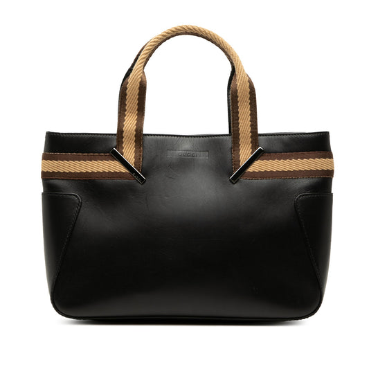 Gucci Calfskin Web Handbag