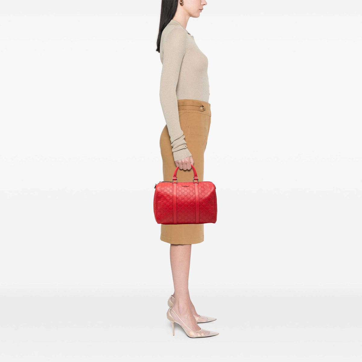 Gucci Medium Guccissima Joy Boston Bag