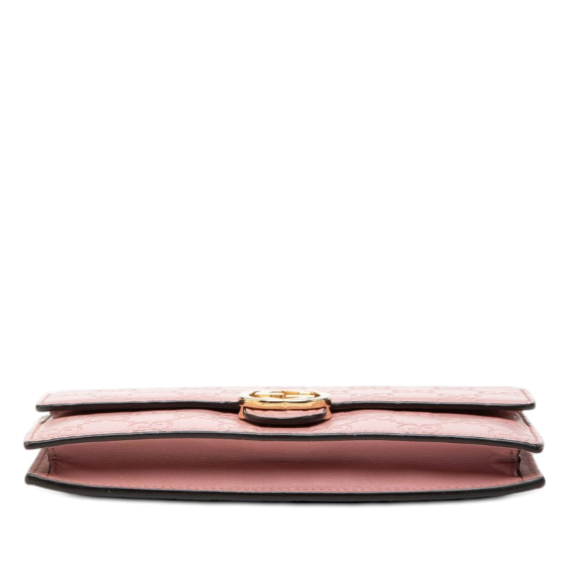 Gucci Guccissima Interlocking G Wallet On Chain