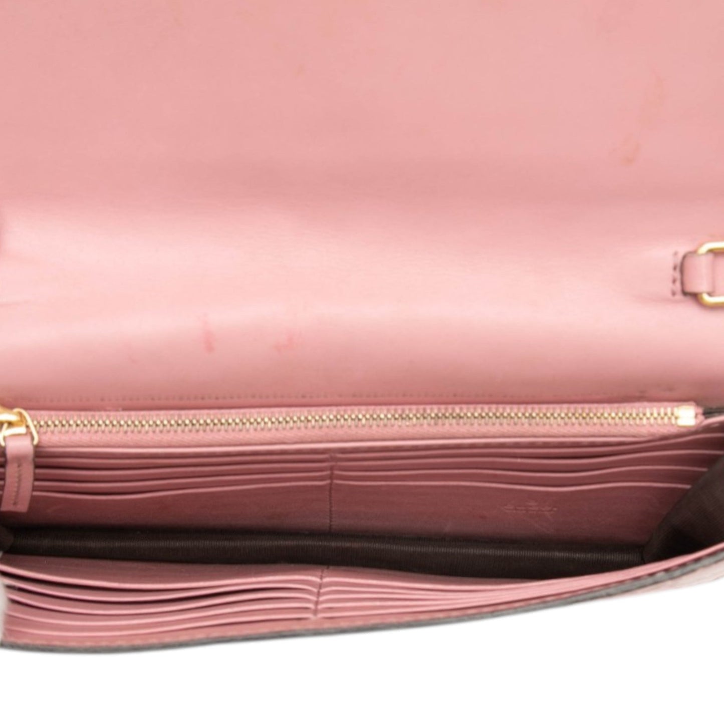 Gucci Guccissima Interlocking G Wallet On Chain